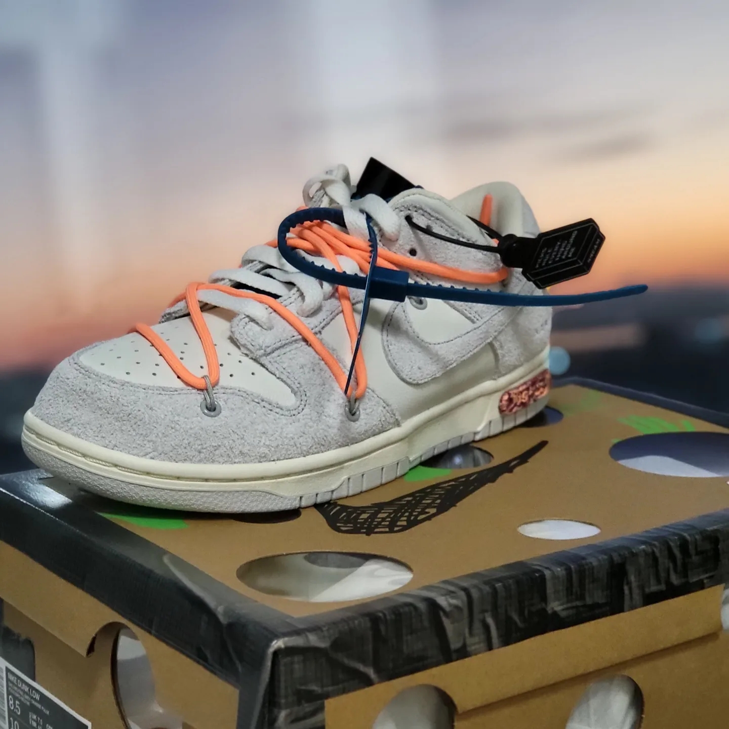 Nike x Off-White Dunk Low The 50 - Lot 19 착용 스타일