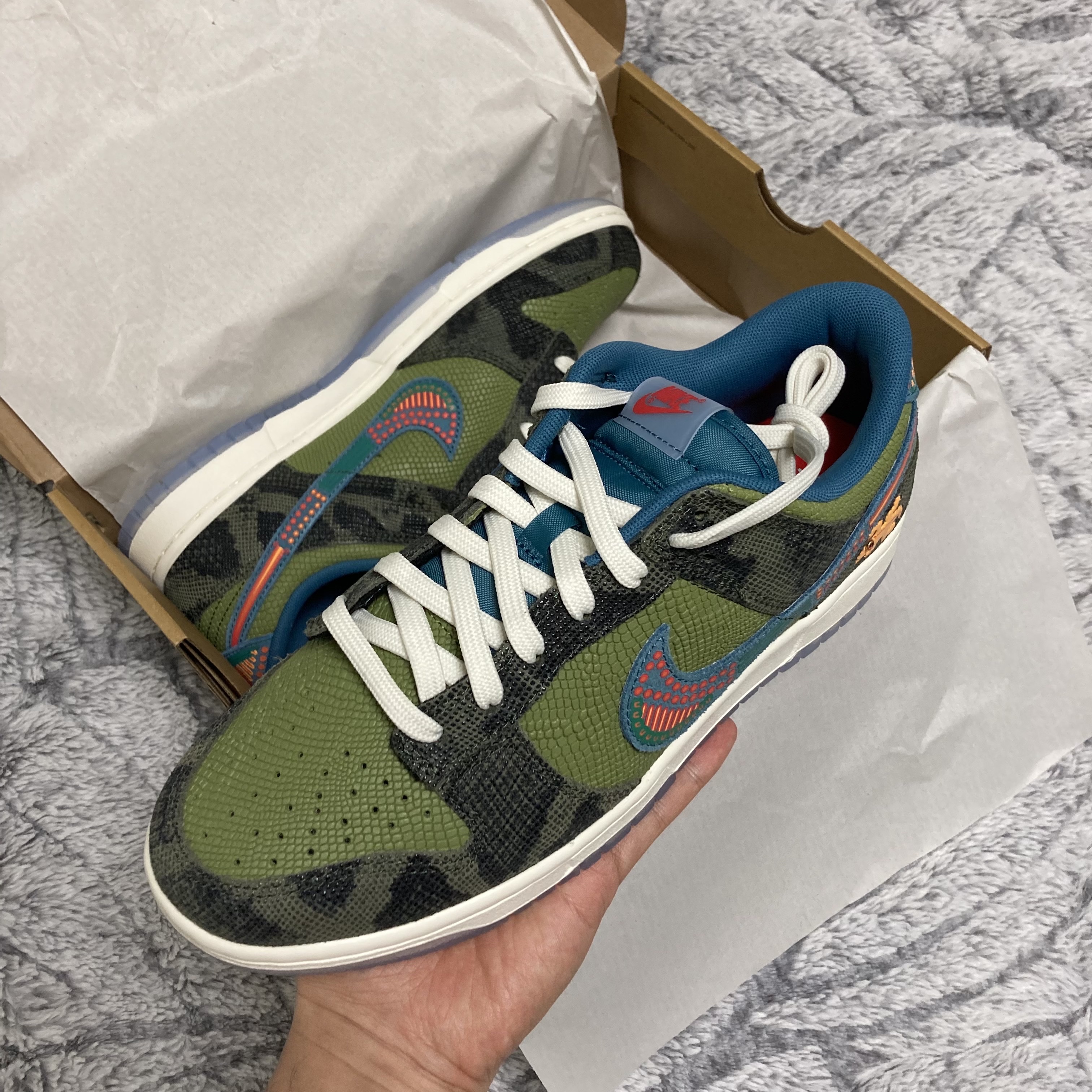 Nike Dunk Low Premium Siempre Familia 착용 스타일 - 4