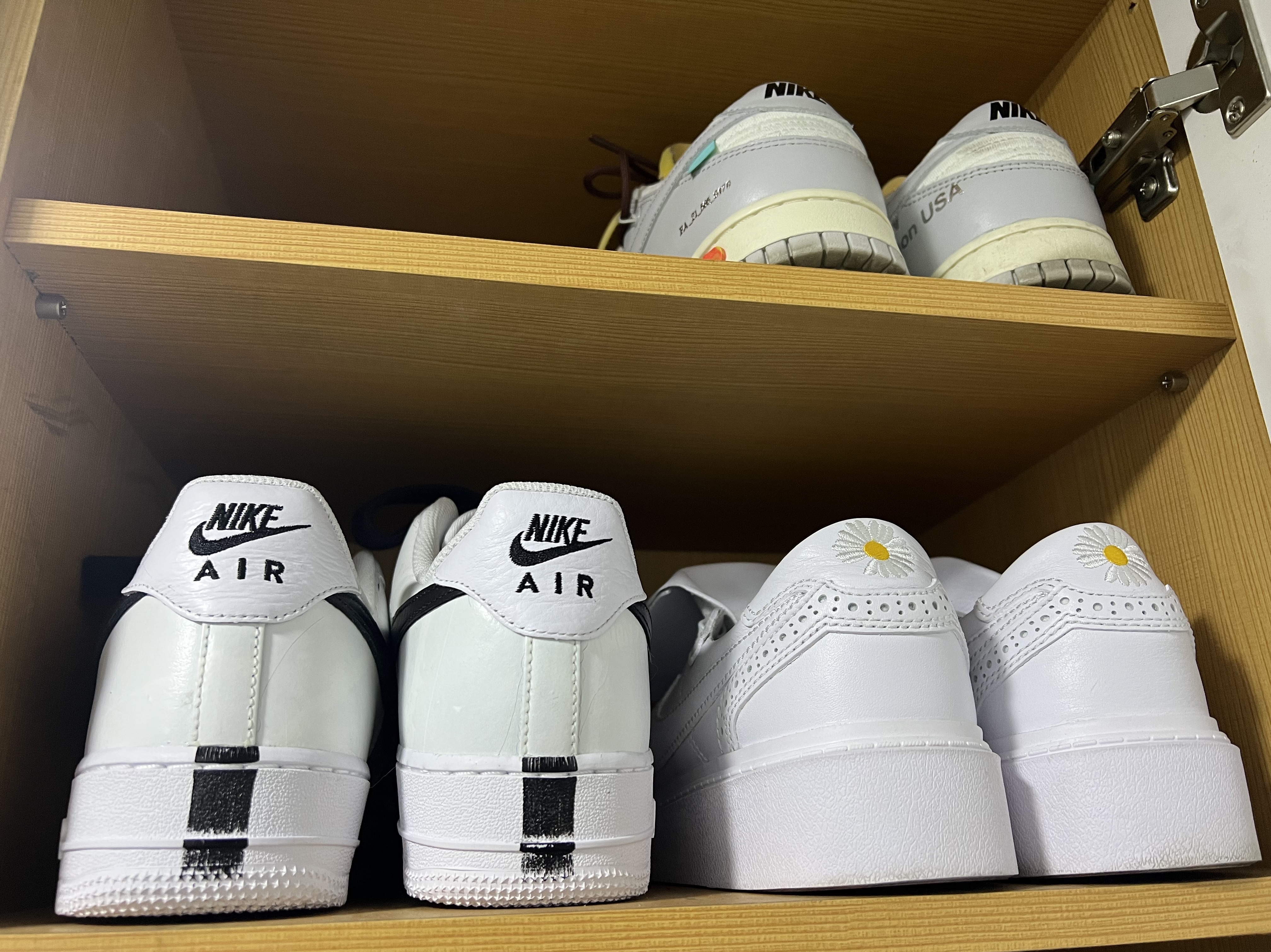 Nike x Peaceminusone Air Force 1 Low Para-Noise 2.0, Nike x Peaceminusone Kwondo1 White 착용 스타일 - 5