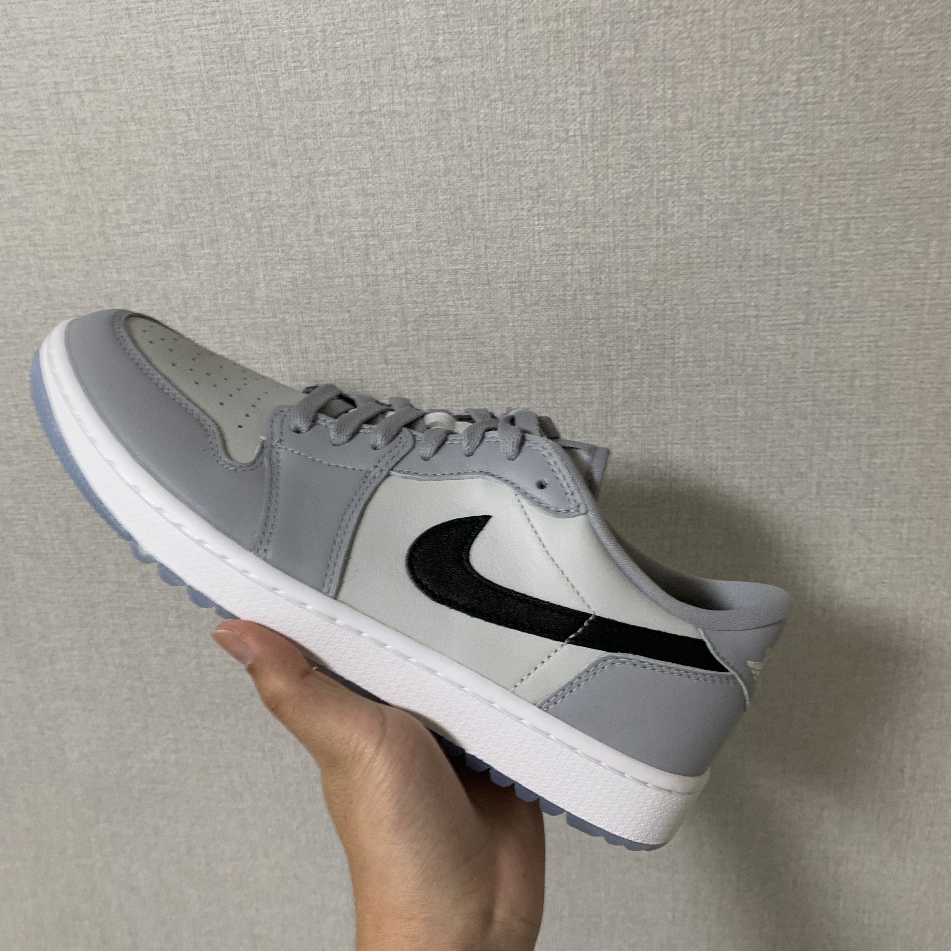 Jordan 1 Low Golf Wolf Grey, Jordan 1 x Dior Low OG 착용 스타일 - 1