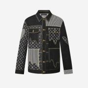 Louis Vuitton x Nigo Crazy Denim Workwear Jacket Black