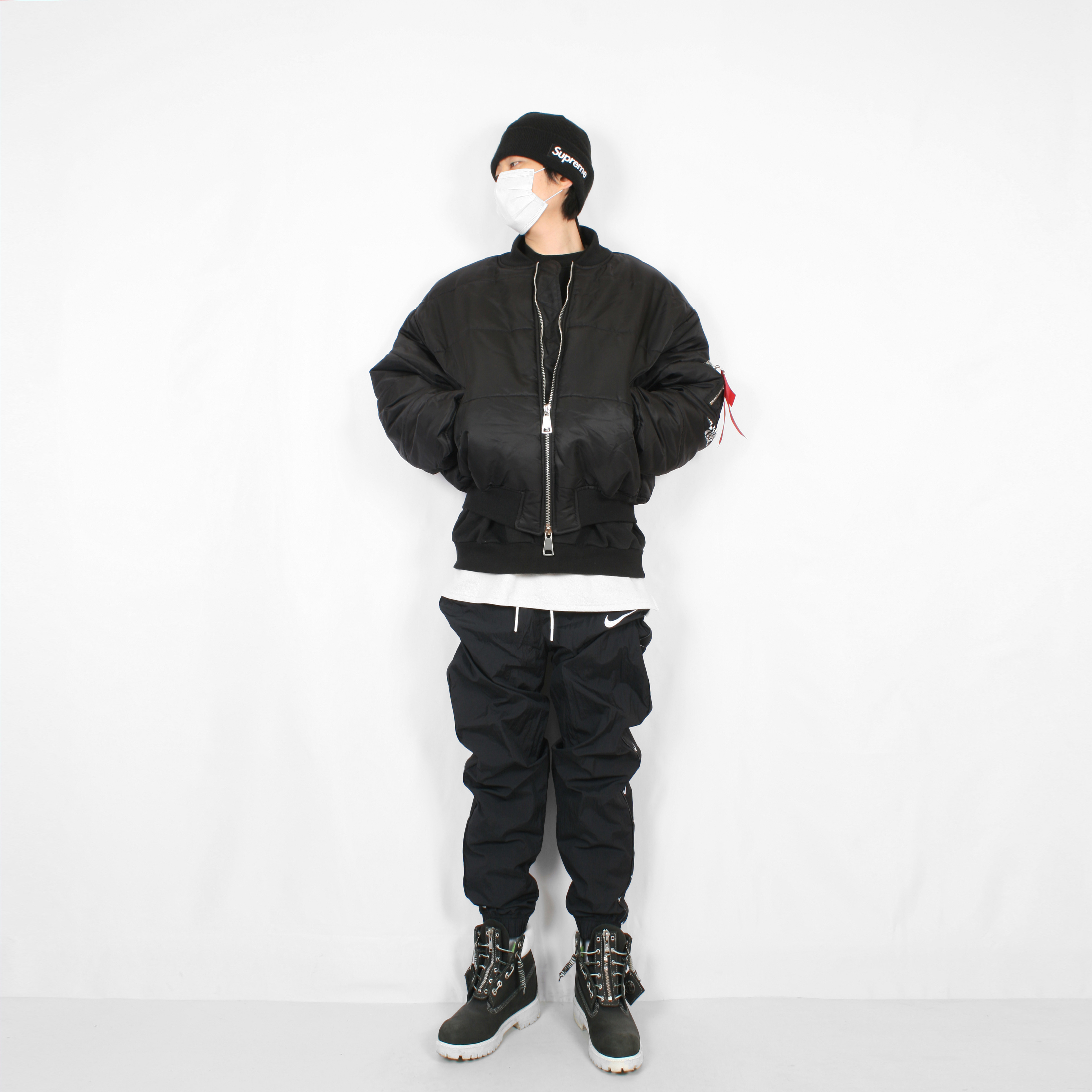 Timberland x Comme des Garcons Shirt x Supreme 6 Inch Boot Wheat - Medium 착용 스타일 - 2