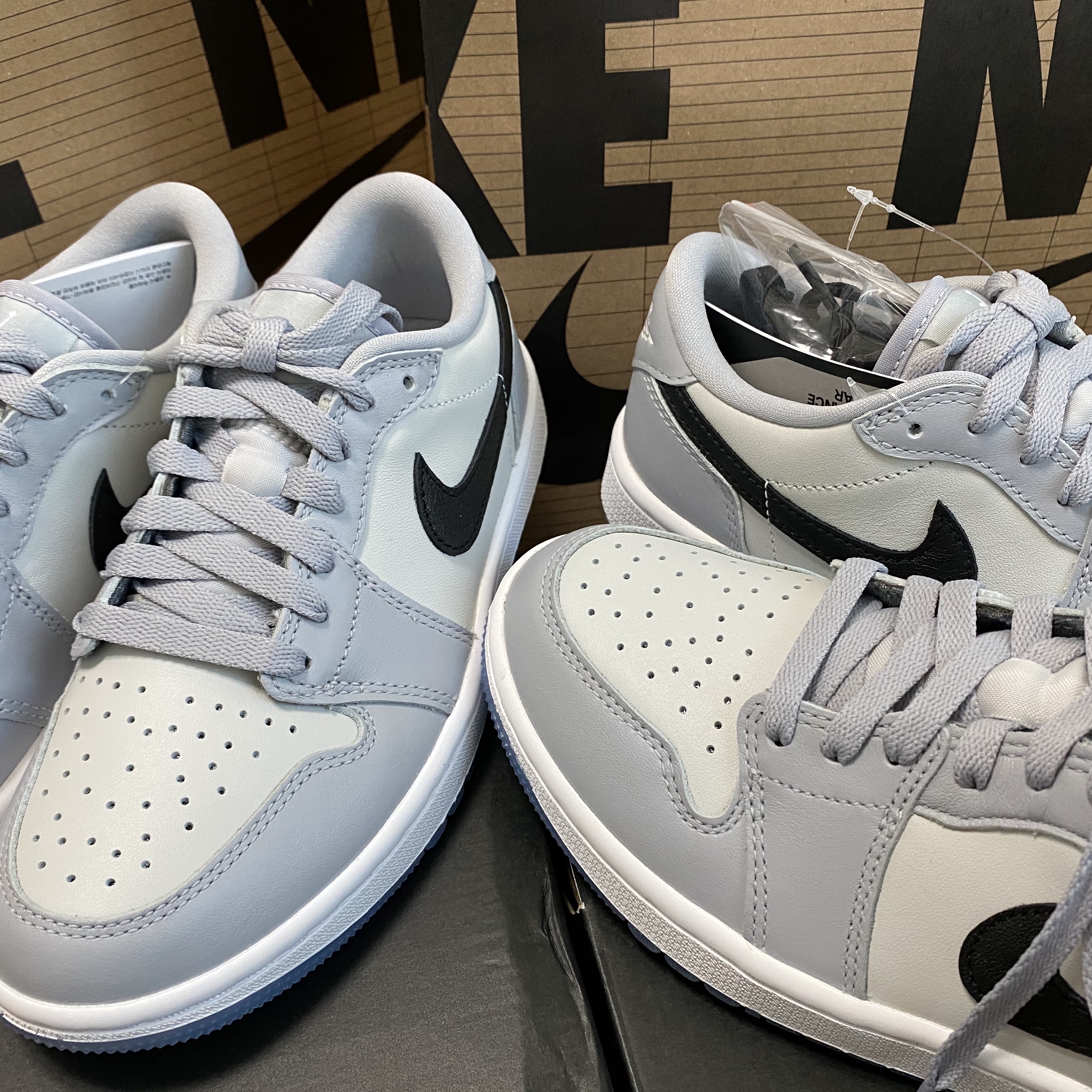 Jordan 1 Low Golf Wolf Grey 착용 스타일