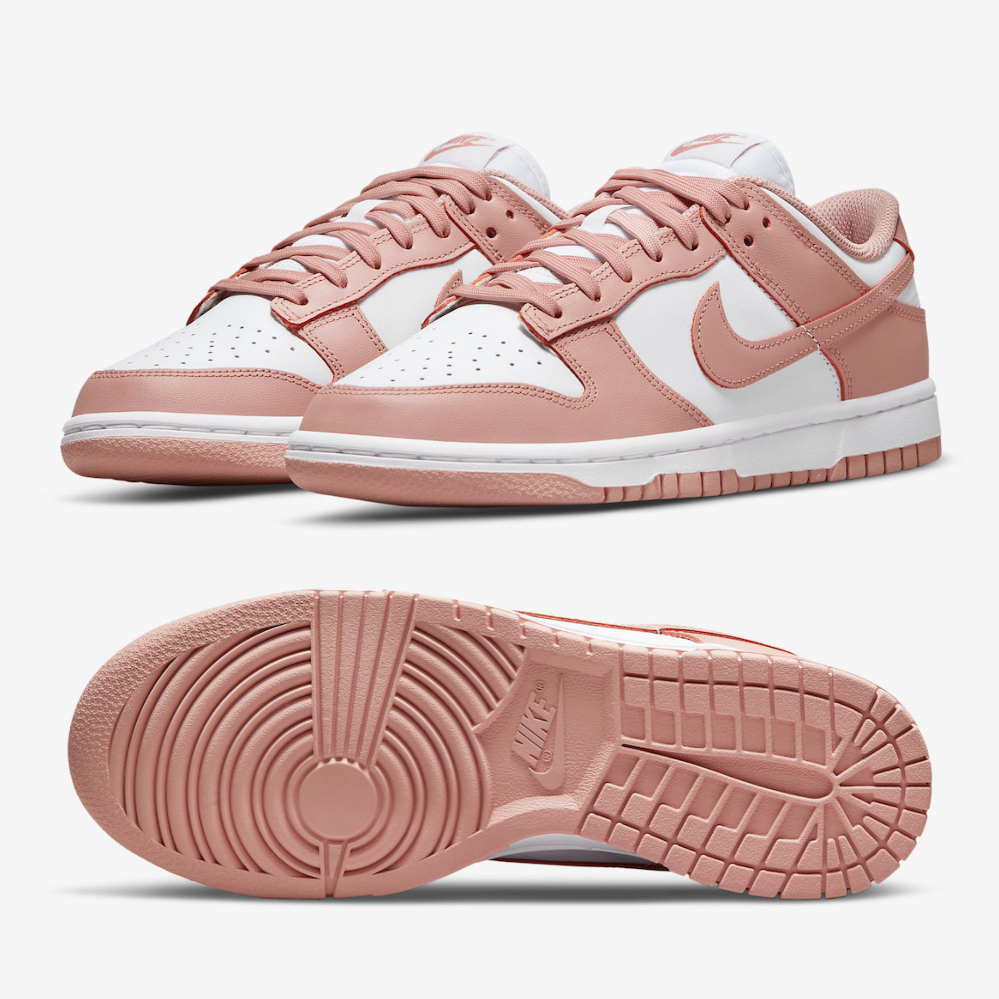 (W) Nike Dunk Low Rose Whisper 착용 스타일 - 2