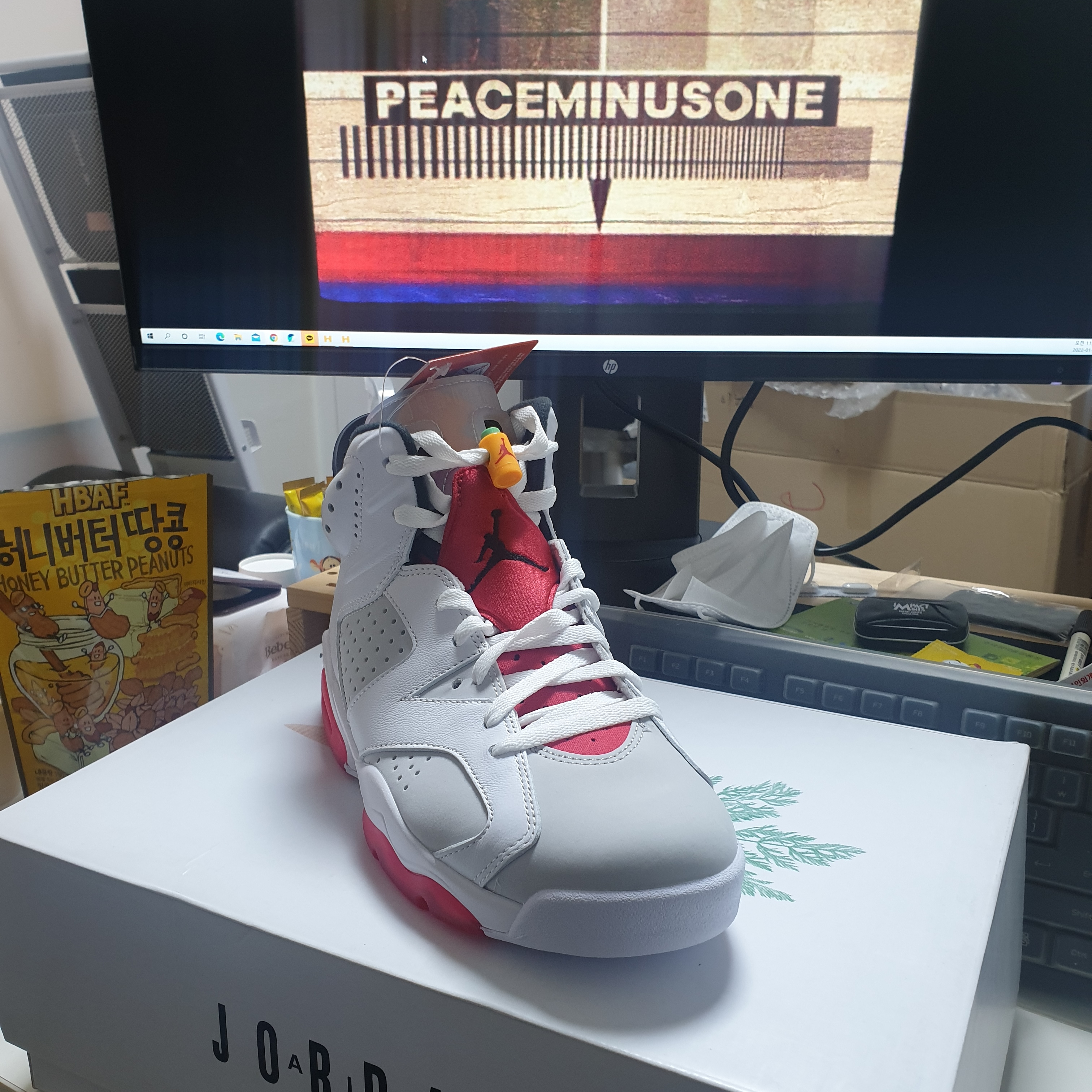 Jordan 6 Retro Hare 착용 스타일 - 1
