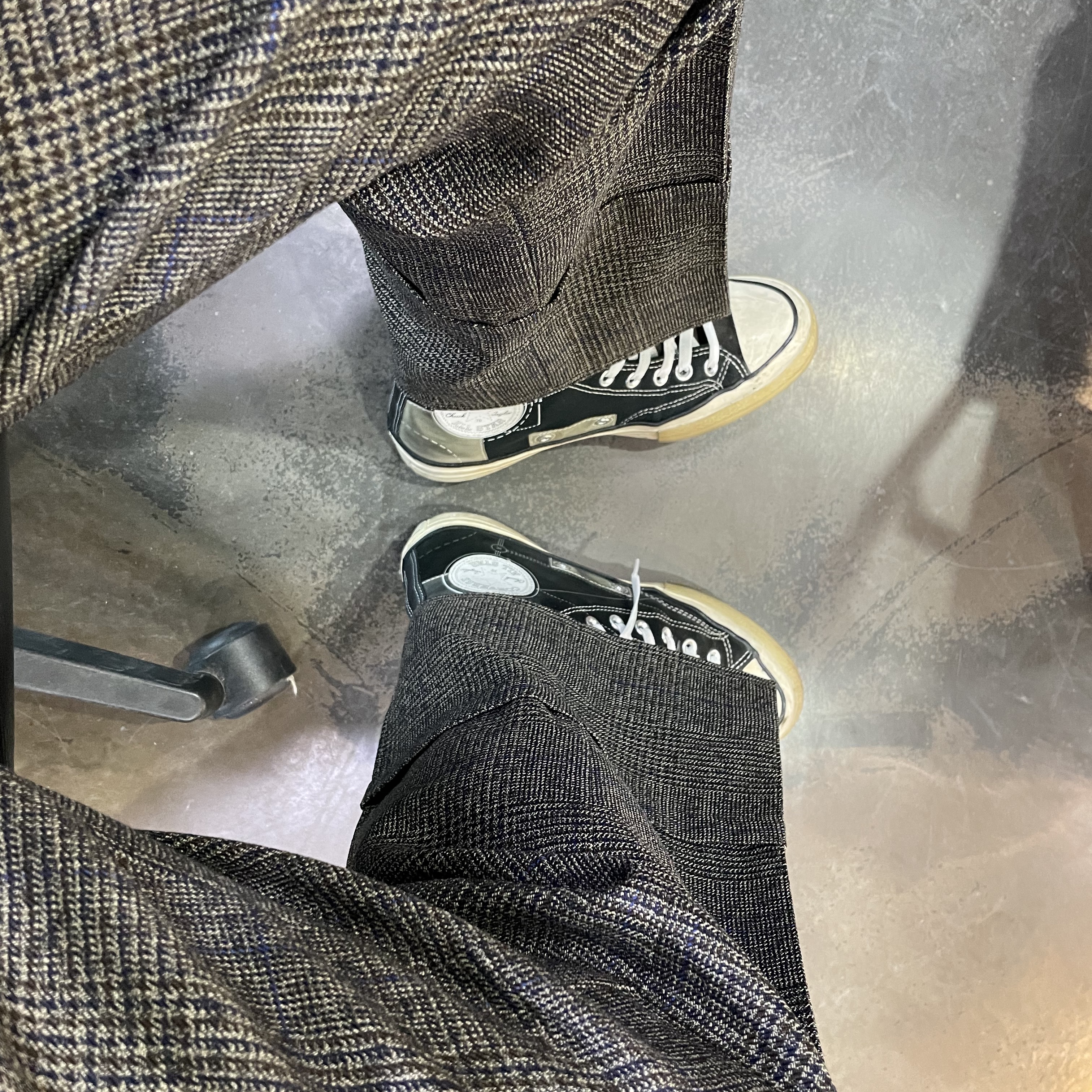 Converse x END. Chuck 70 High Blueprint 착용 스타일