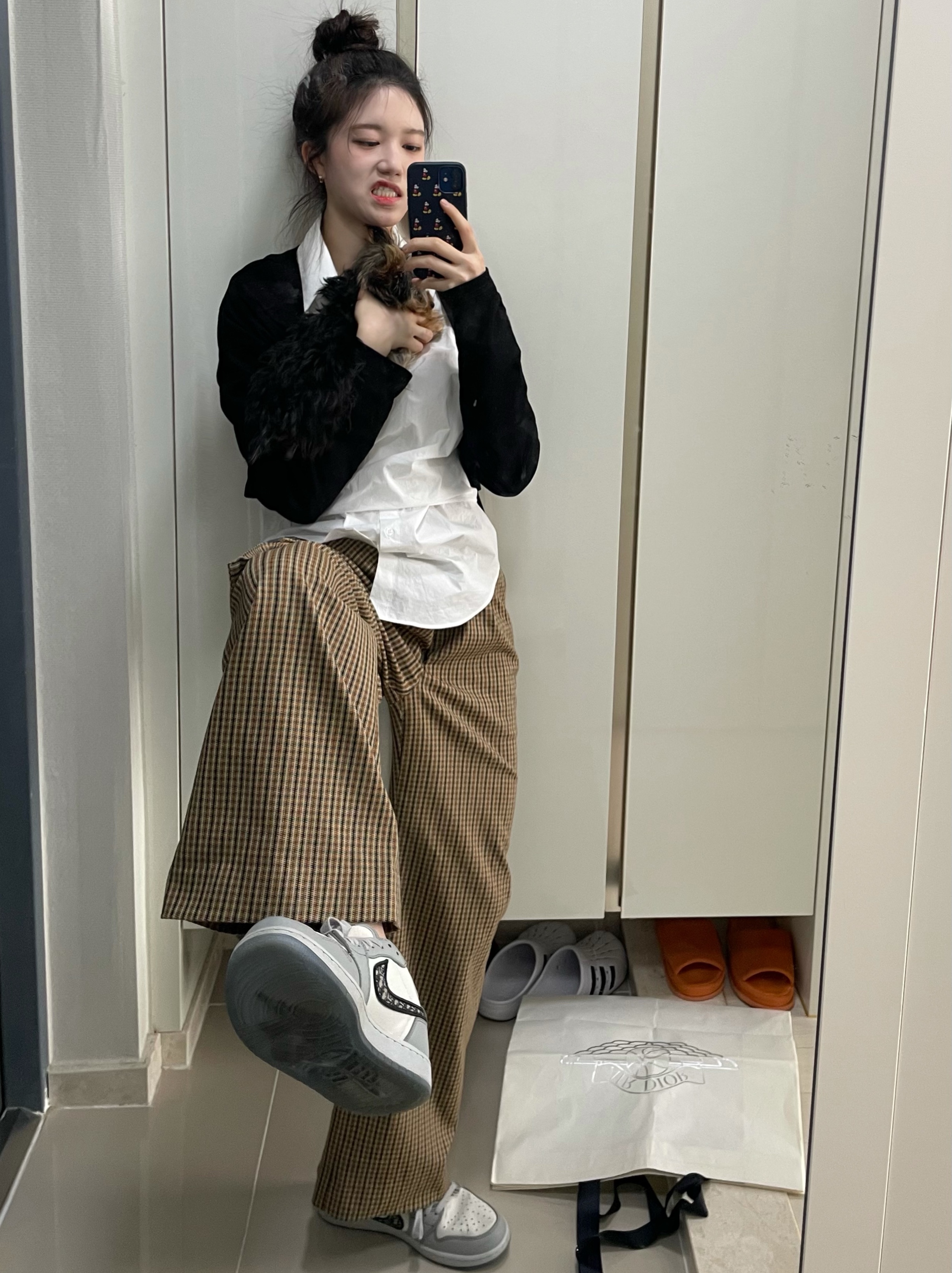 Jordan 1 x Dior Low OG 착용 스타일 - 2