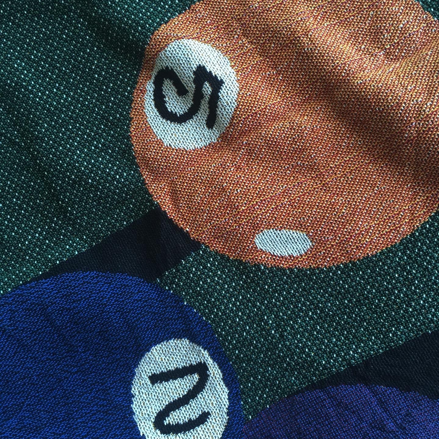 Stussy Billiards Tapestry Blanket Green 착용 스타일 - 1