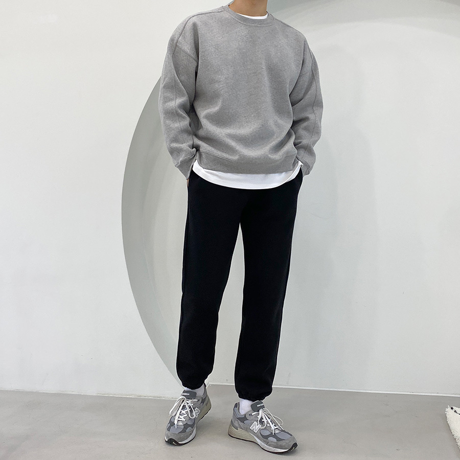 New Balance 992 Made in USA Grey - D Standard 착용 스타일 - 1