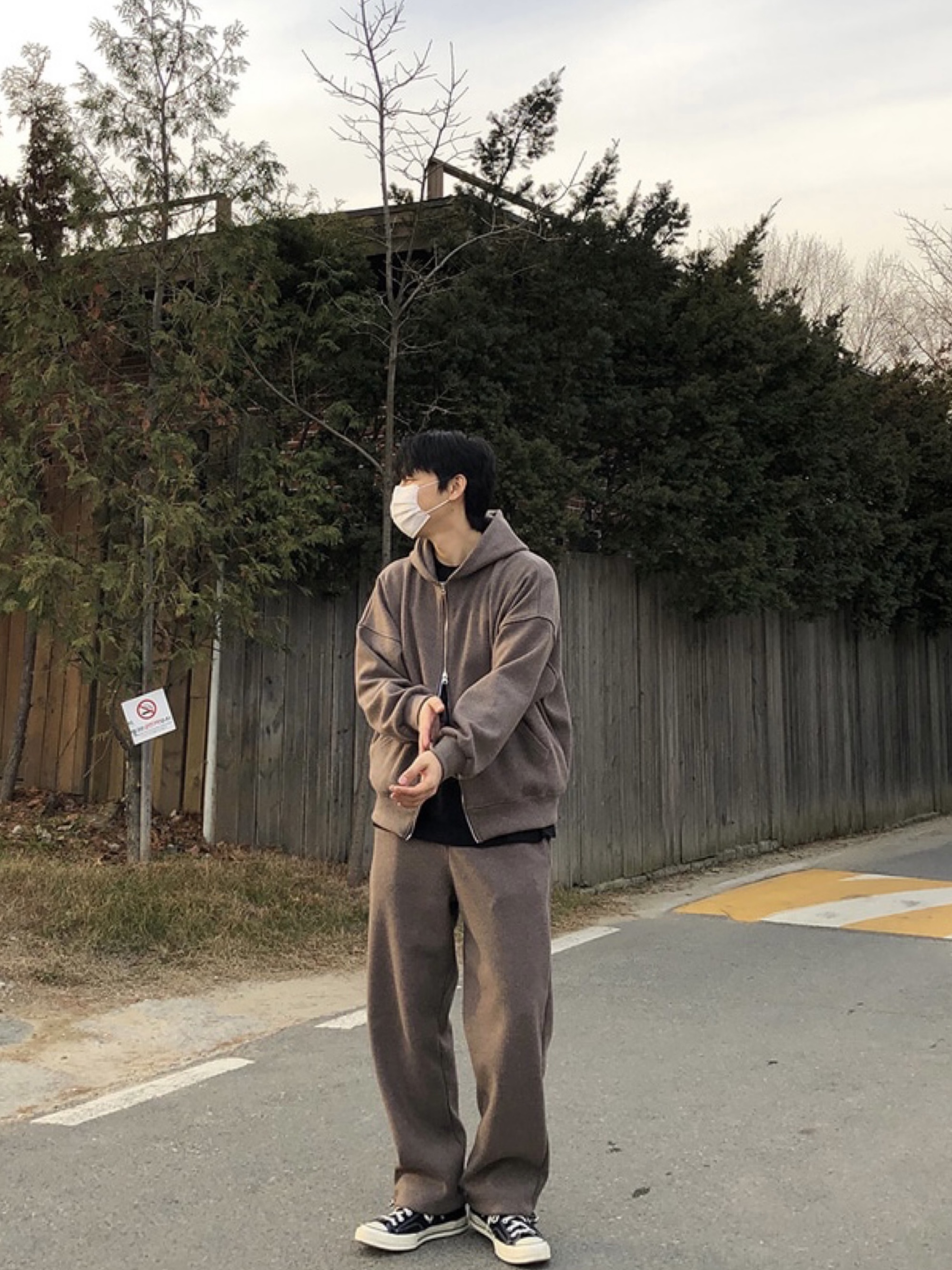 Converse Chuck 70 Hi Black 착용 스타일