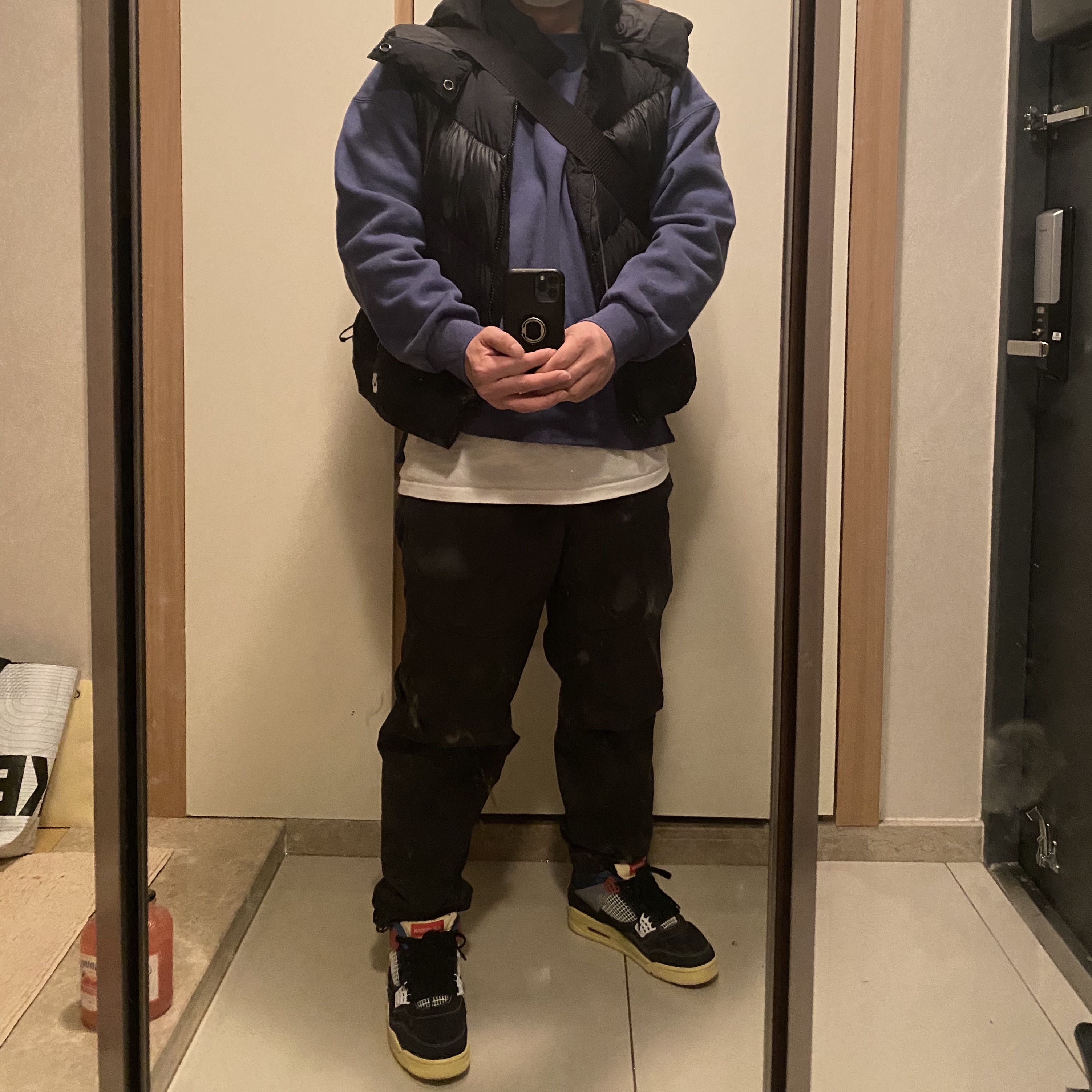 Jordan 4 x Union Retro Off Noir 착용 스타일