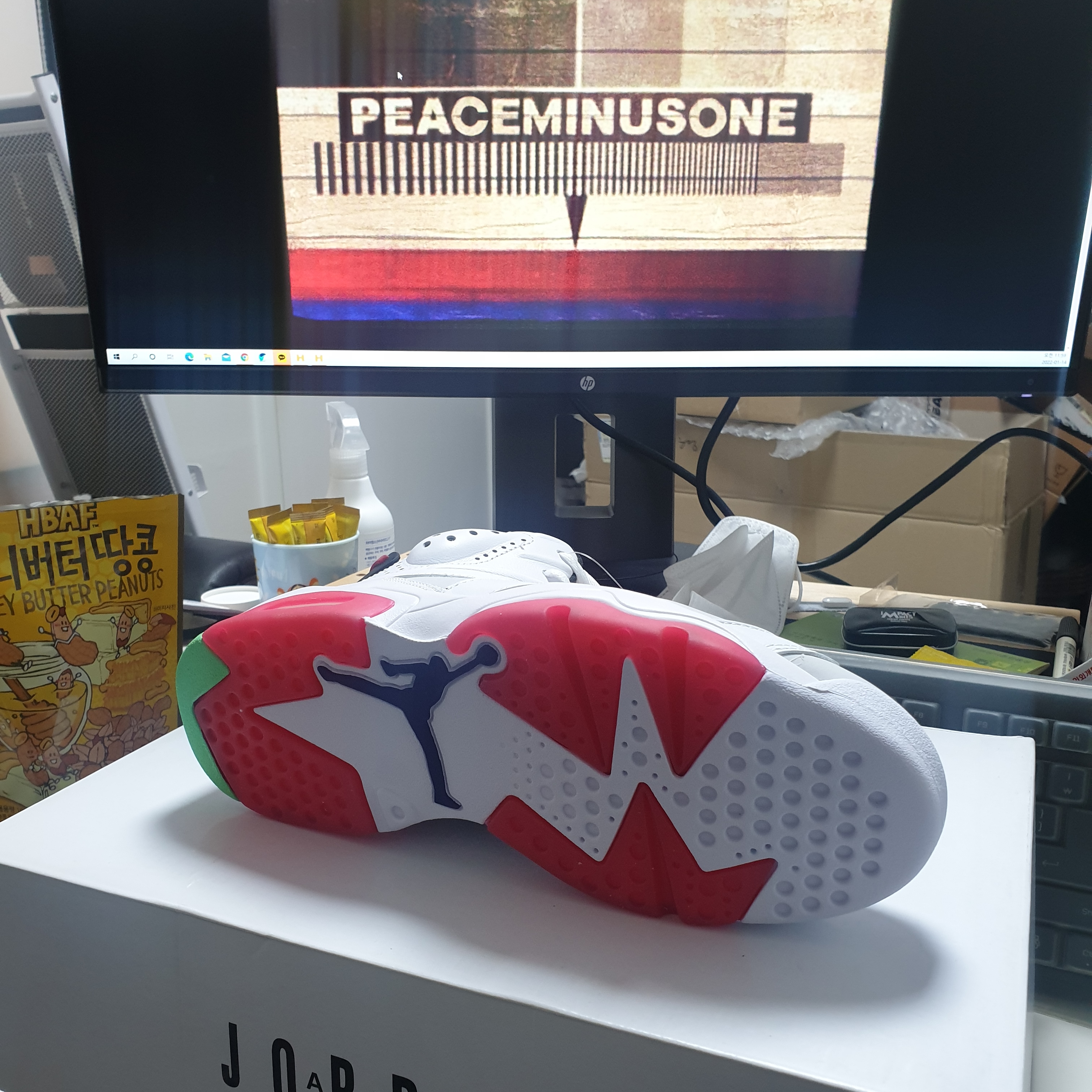 Jordan 6 Retro Hare 착용 스타일 - 3