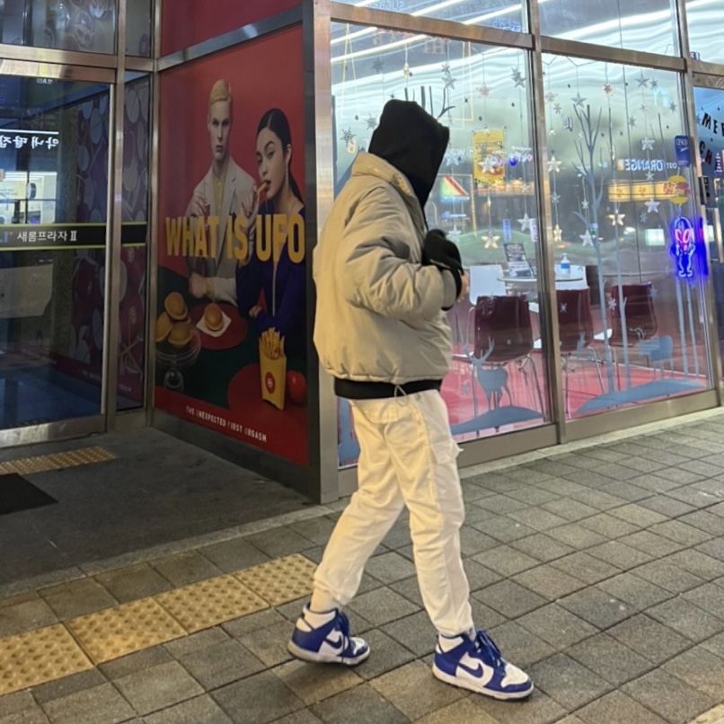 (GS) Nike Dunk High Game Royal 착용 스타일 - 1