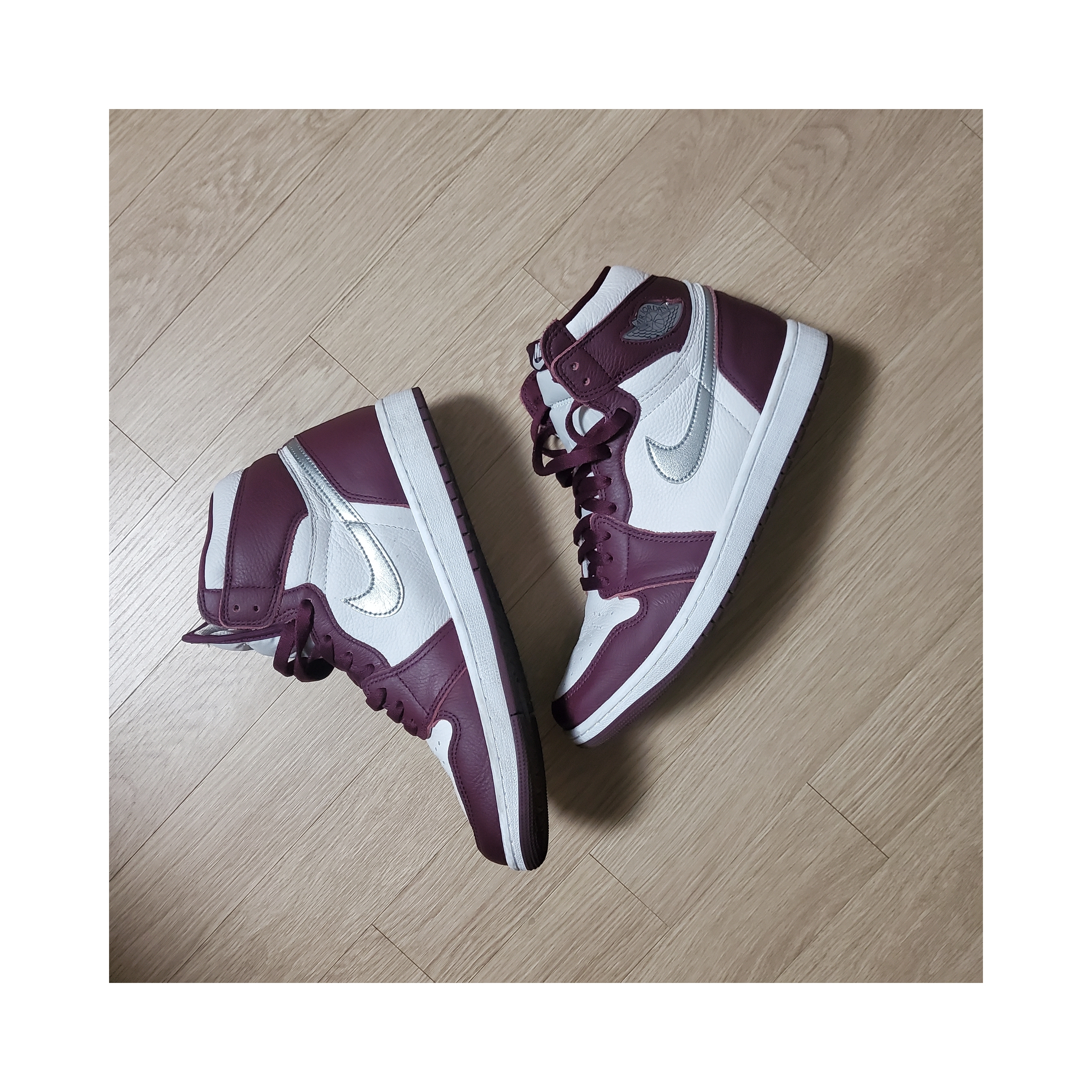 Jordan 1 Retro High OG Bordeaux 착용 스타일