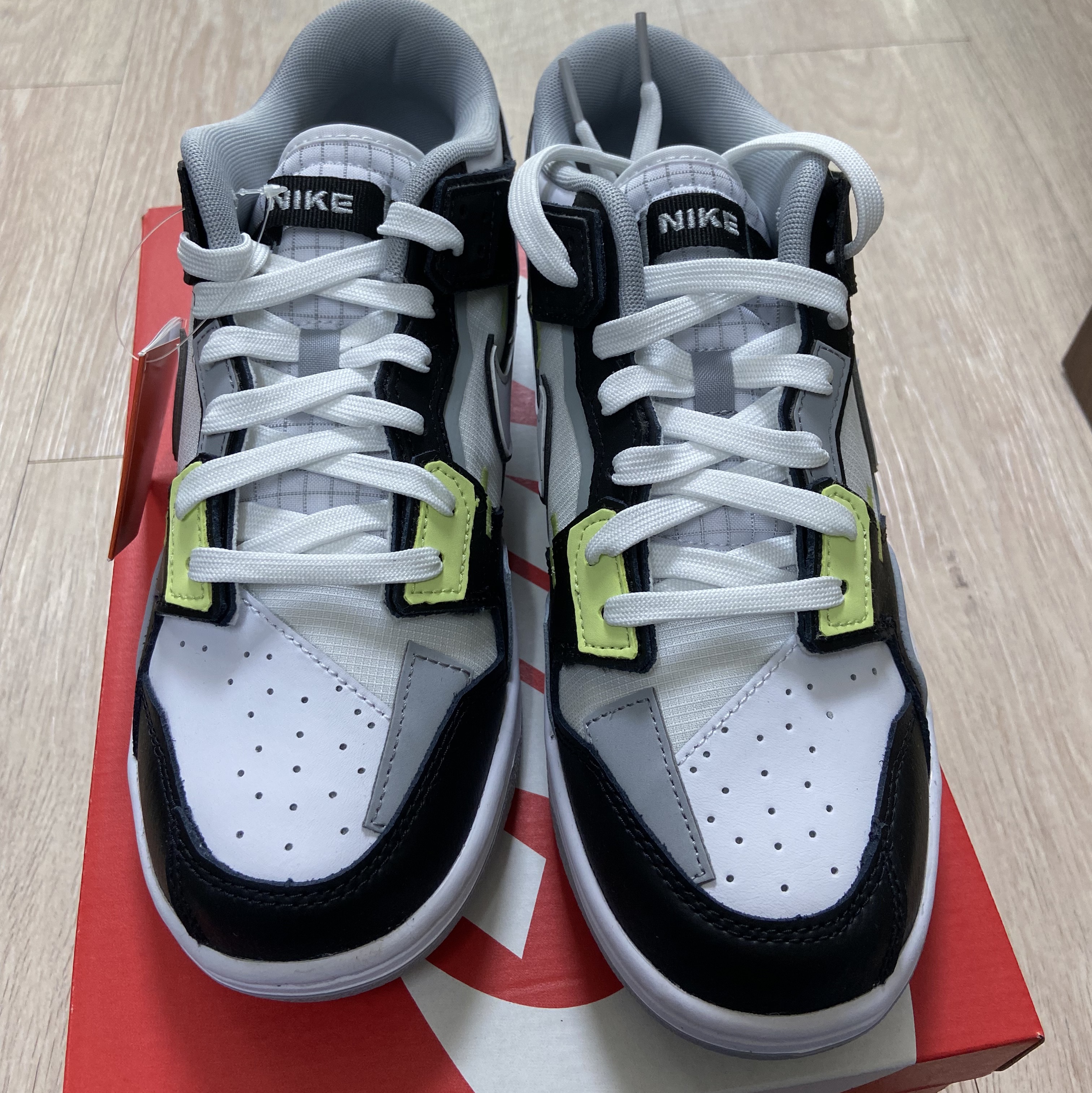 Nike Dunk Scrap Black Lemon Twist 착용 스타일 - 2