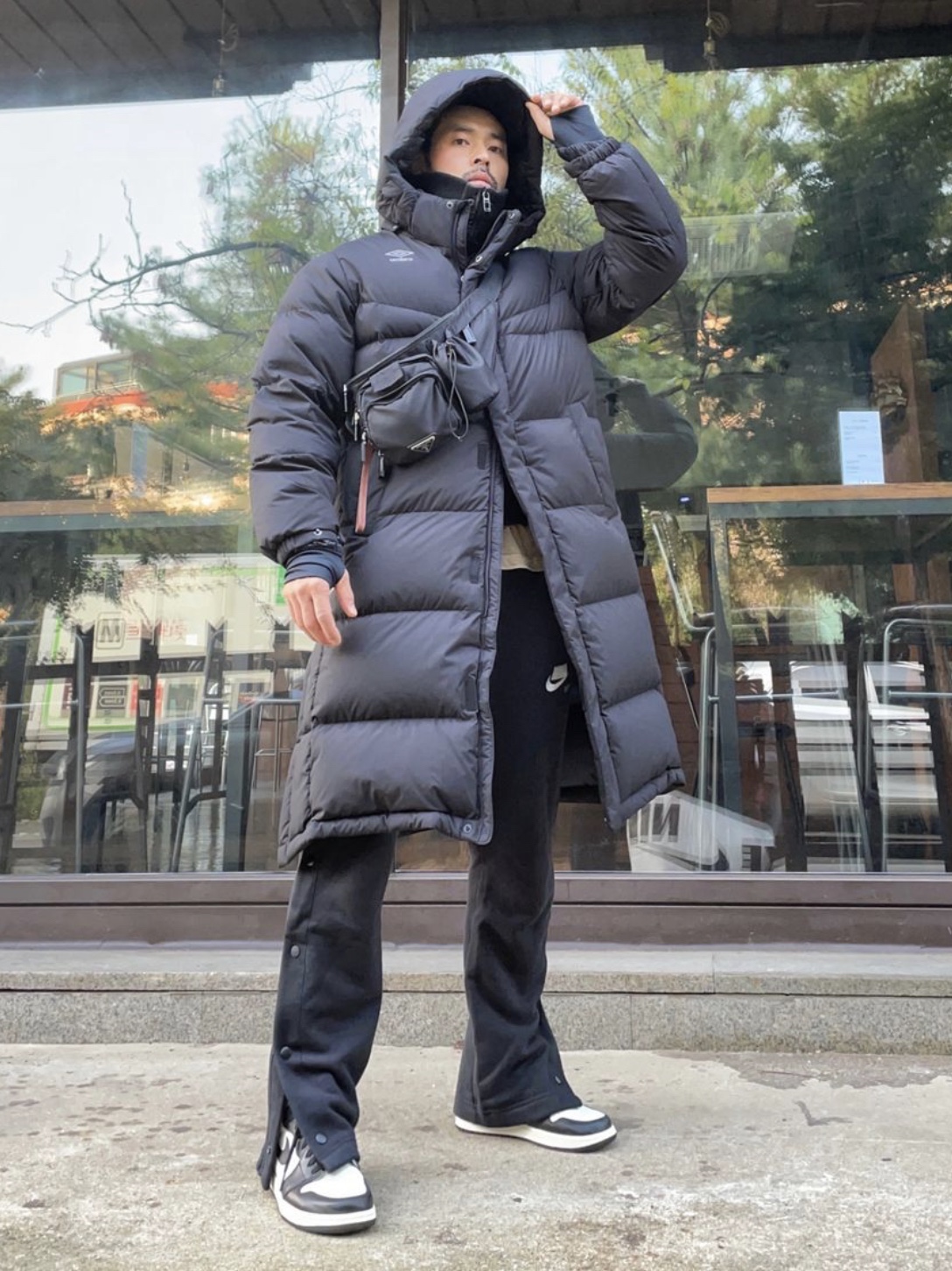 Jordan 1 Retro High OG Black Mocha 착용 스타일