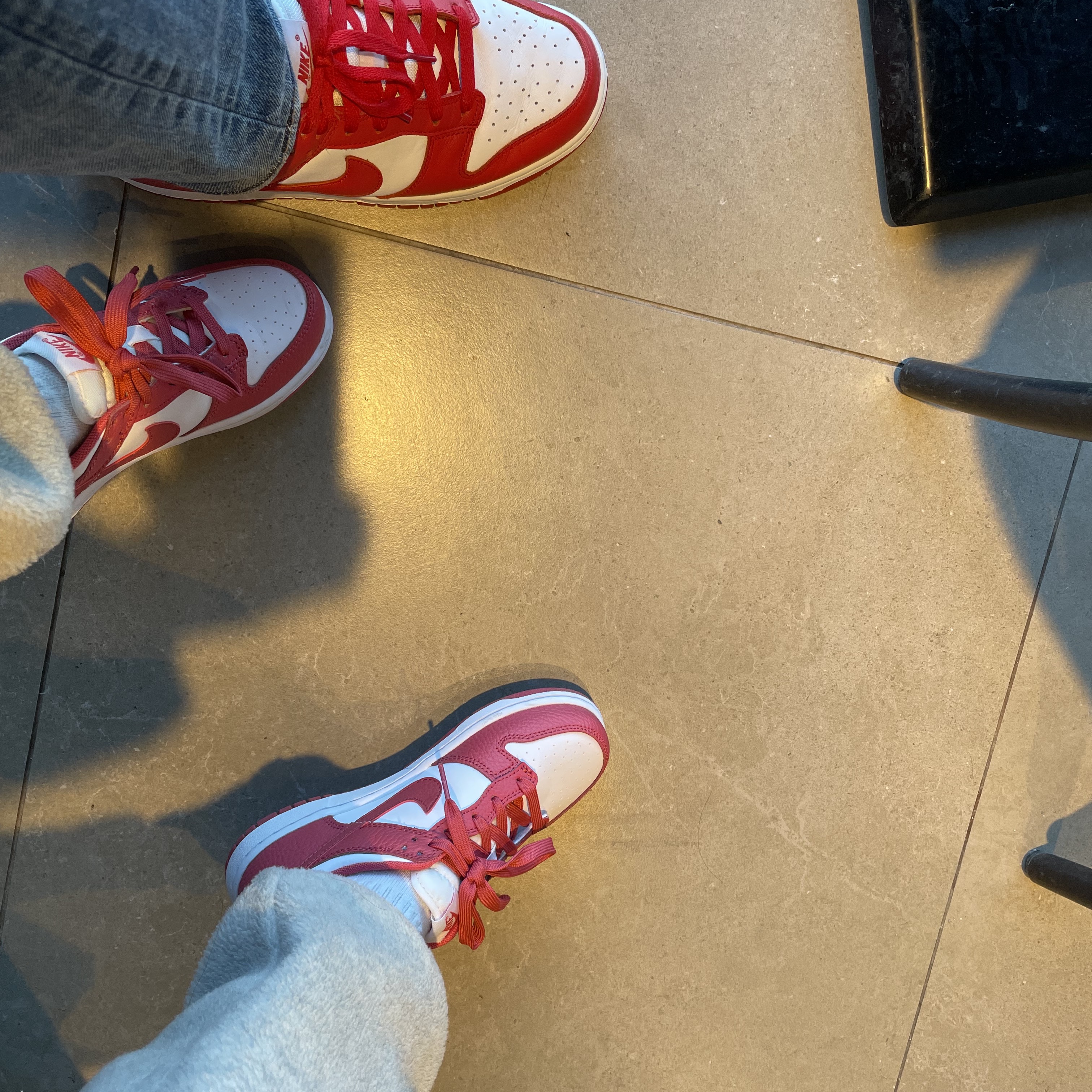 (PS) Nike Dunk Low Archeo Pink, Nike Dunk Low SP University Red 2020 착용 스타일