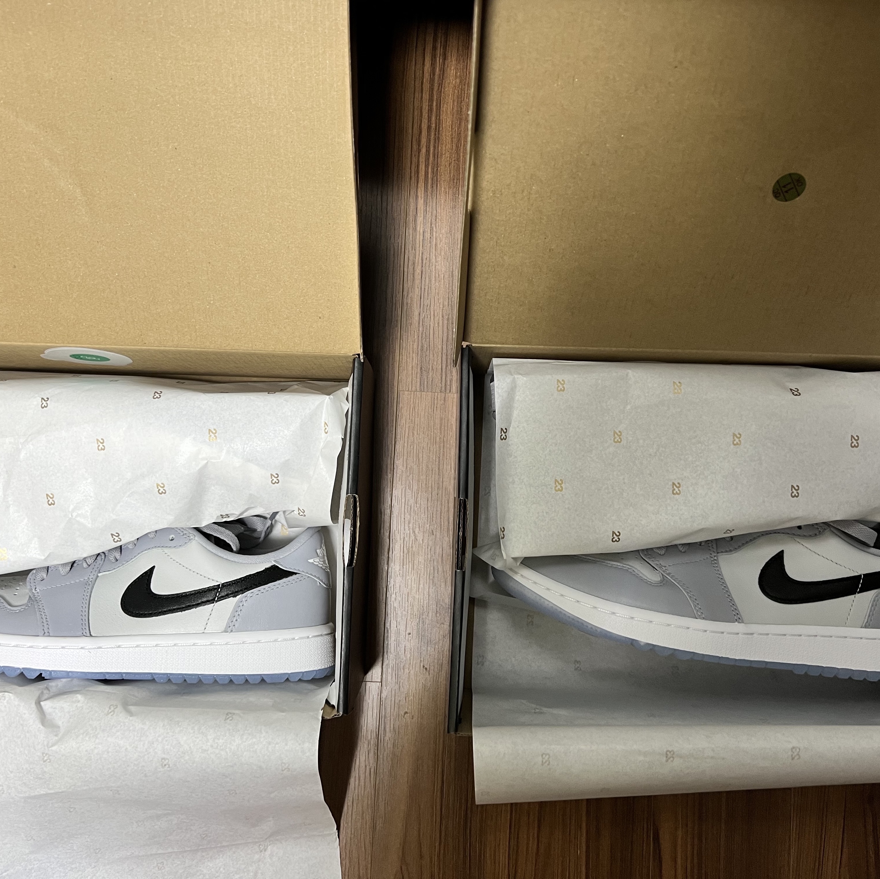 Jordan 1 Low Golf Wolf Grey 착용 스타일