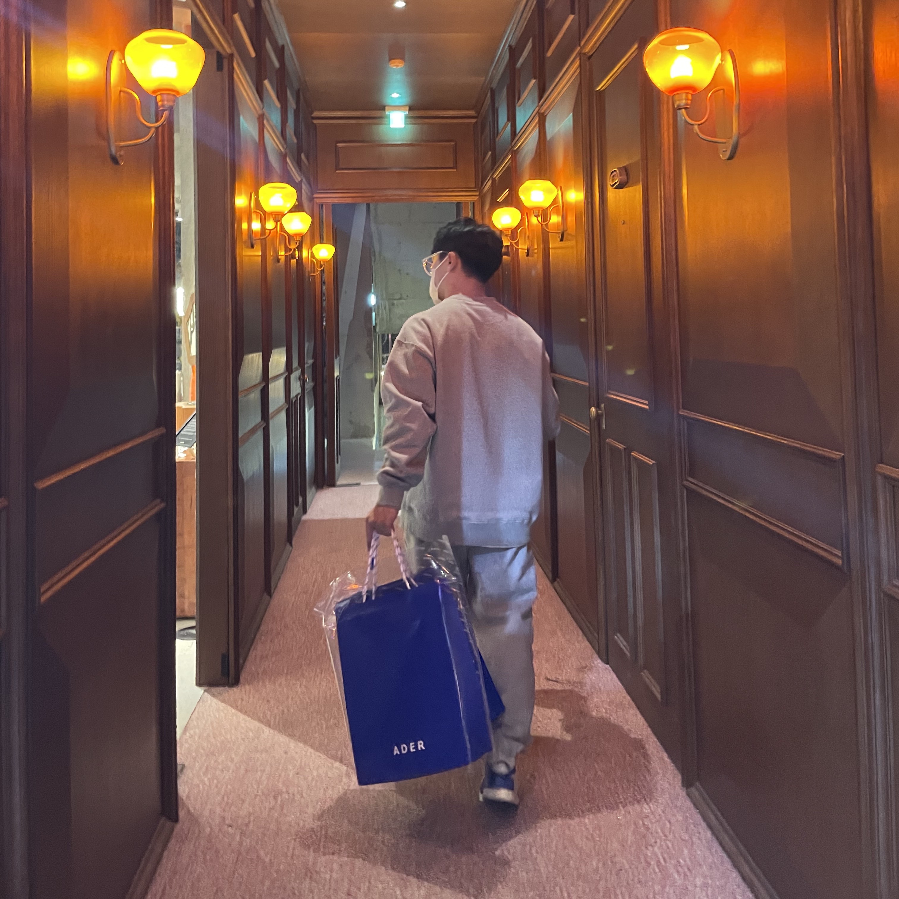 Jordan 1 x Travis Scott x Fragment Retro Low OG SP Military Blue, Nike x Stussy NRG ZR Fleece Pants Heather Grey - US/EU 착용 스타일