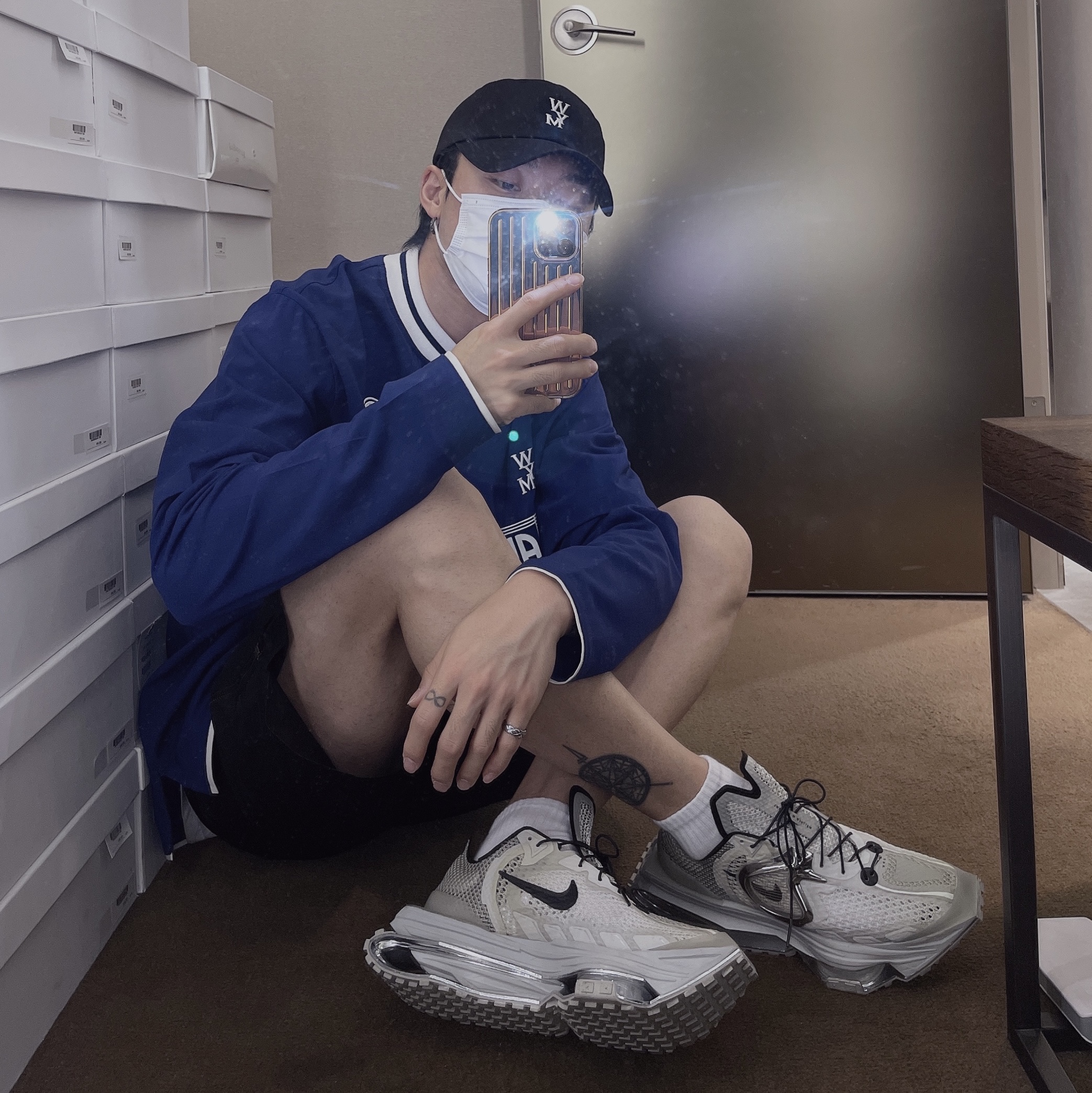 Nike x Matthew M Williams Zoom 004 Stone 착용 스타일