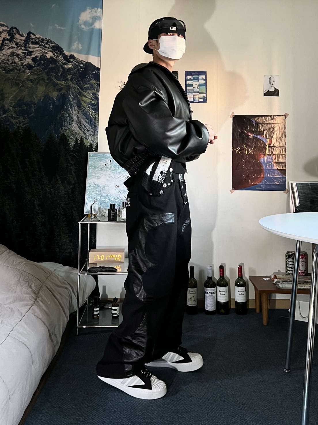 Y-3 Yohji Star White 착용 스타일 - 1
