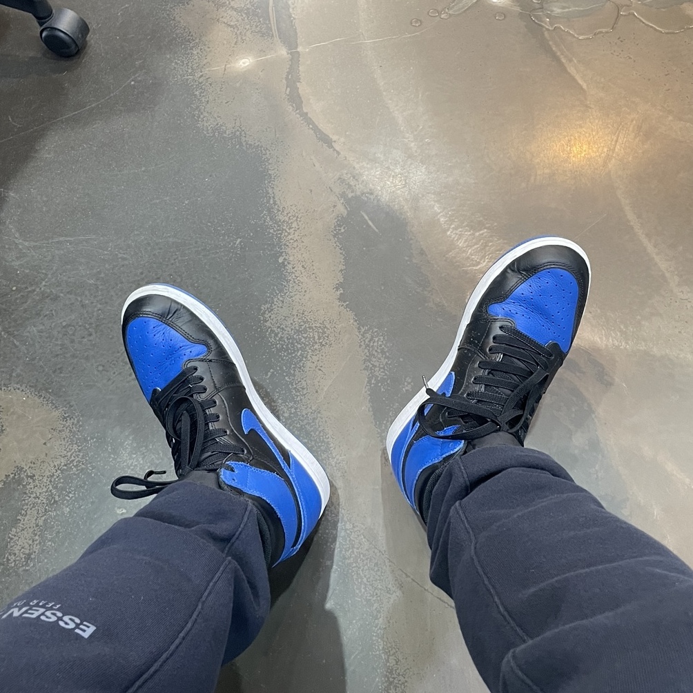 Jordan 1 Retro Royal 2017 착용 스타일