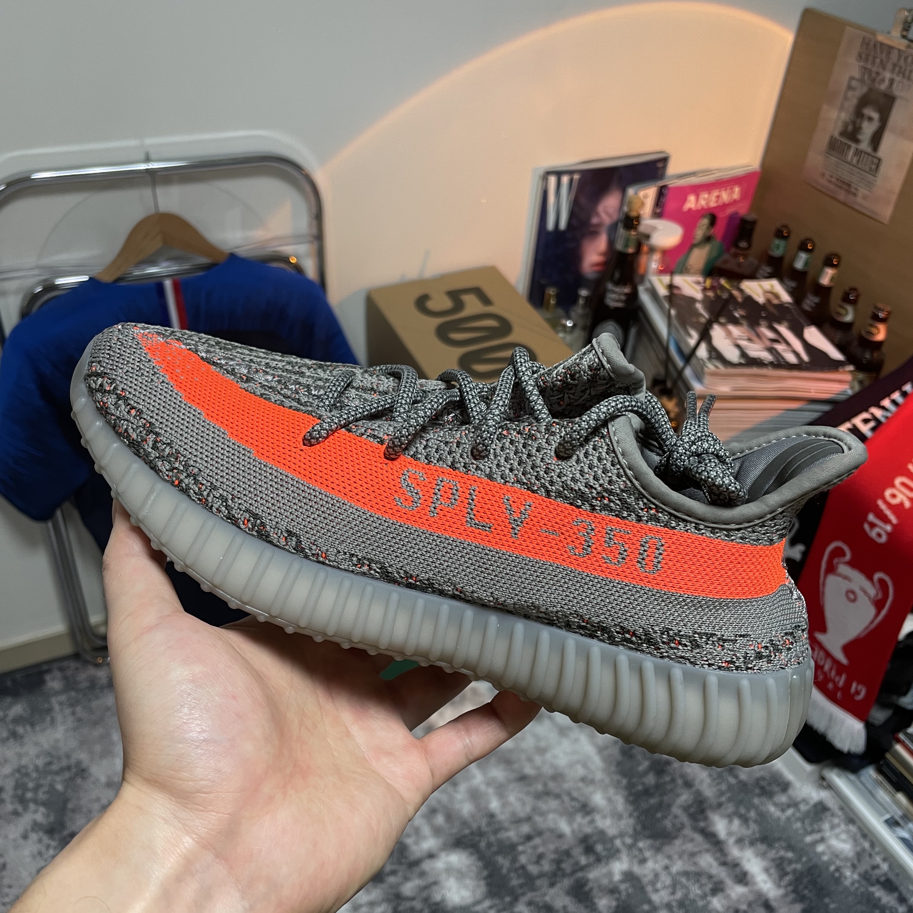 Adidas Yeezy Boost 350 V2 Beluga - Reflective 착용 스타일 - 2