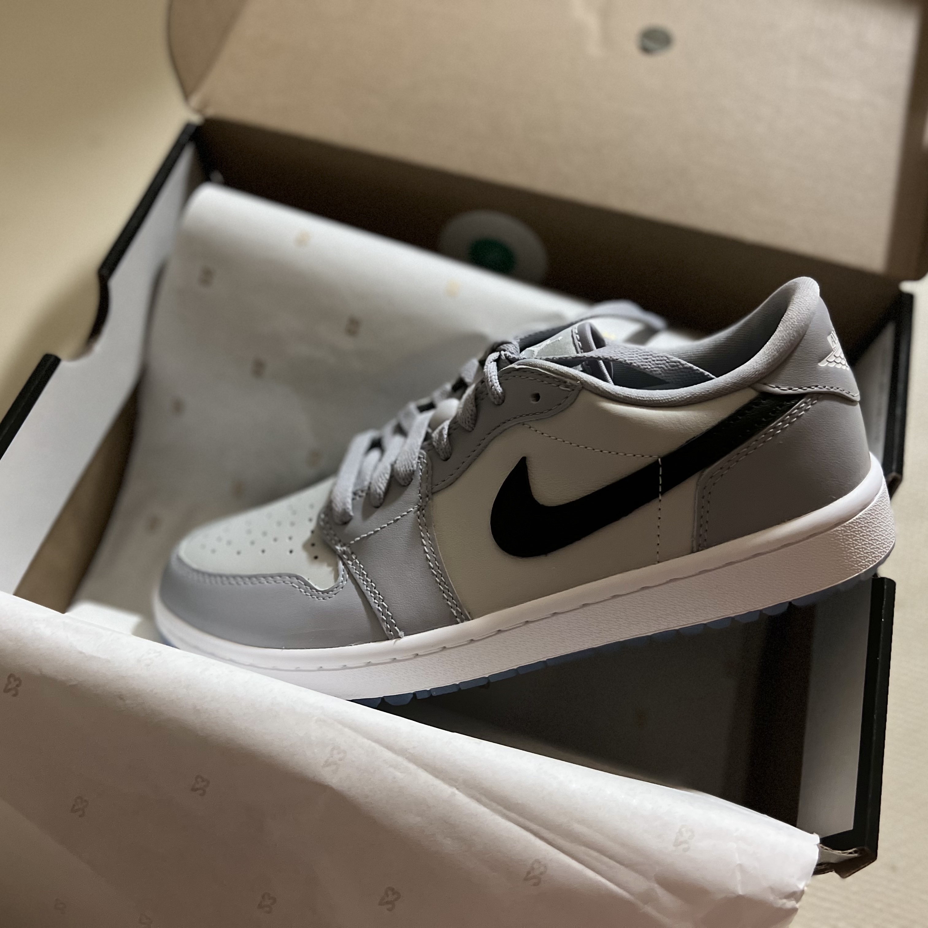 Jordan 1 Low Golf Wolf Grey 착용 스타일