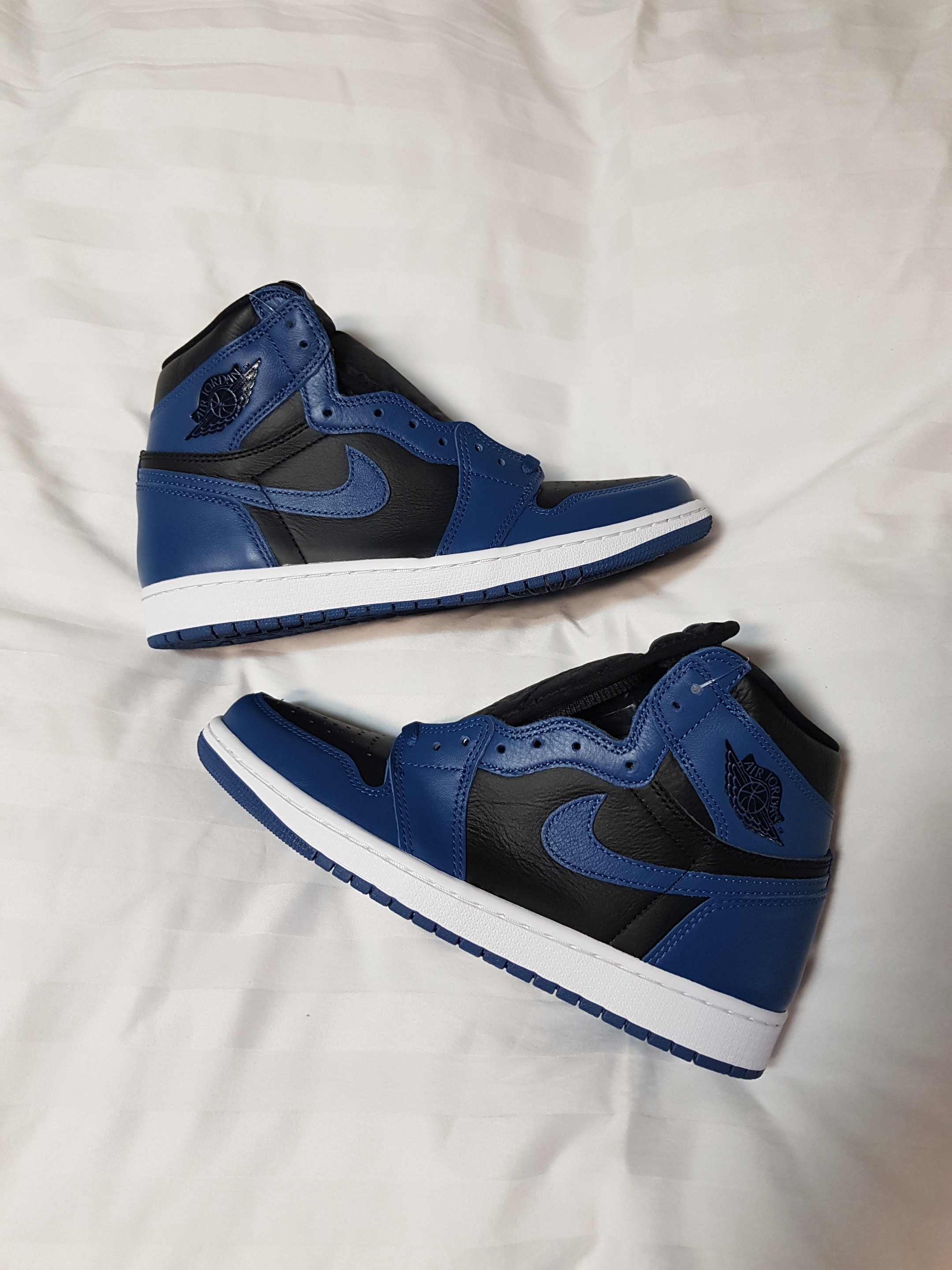Jordan 1 Retro High OG Dark Marina Blue 착용 스타일 - 4