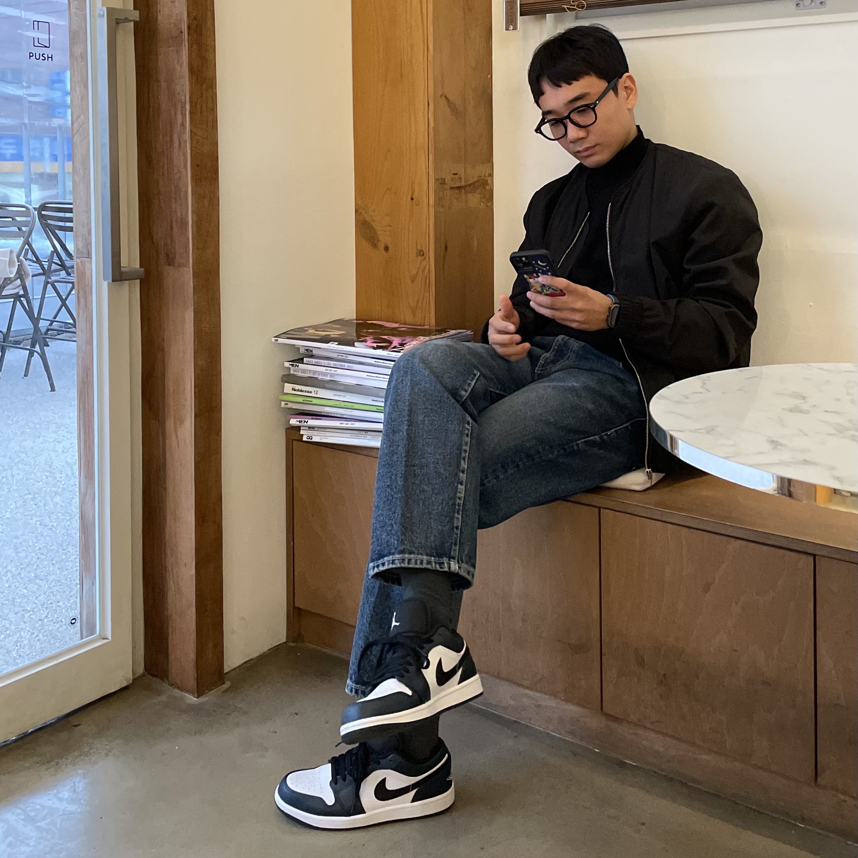 Jordan 1 Low Dark Teal 착용 스타일