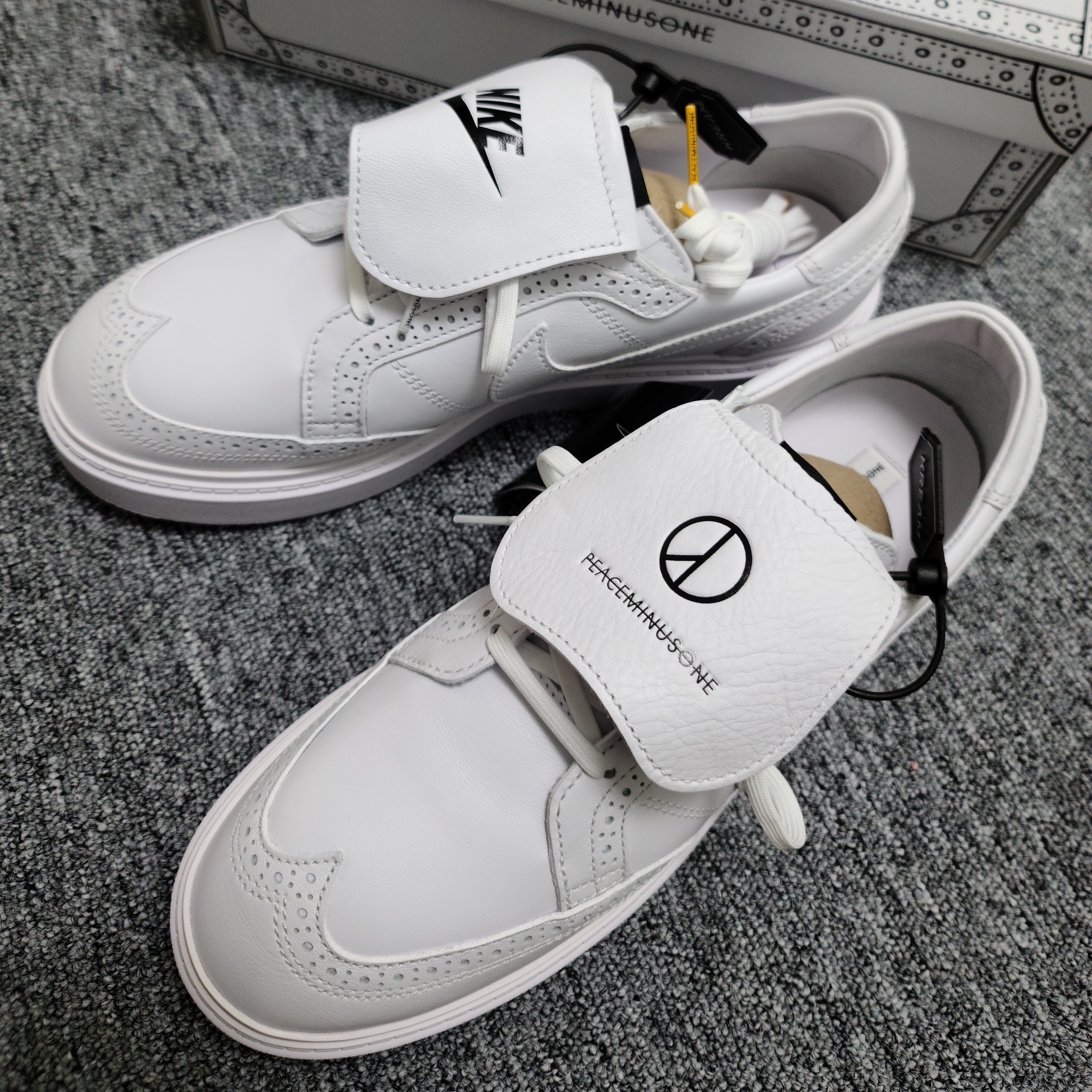 Nike x Peaceminusone Kwondo1 White 착용 스타일