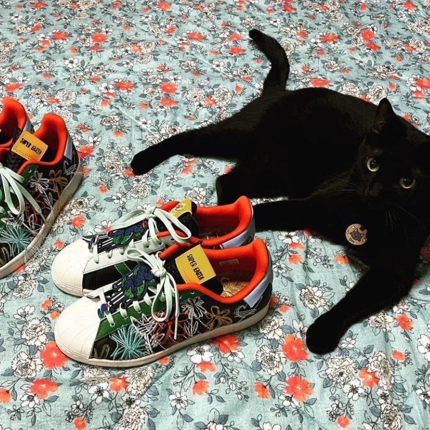 Adidas x Sean Wotherspoon Superstar Superearth Black 착용 스타일