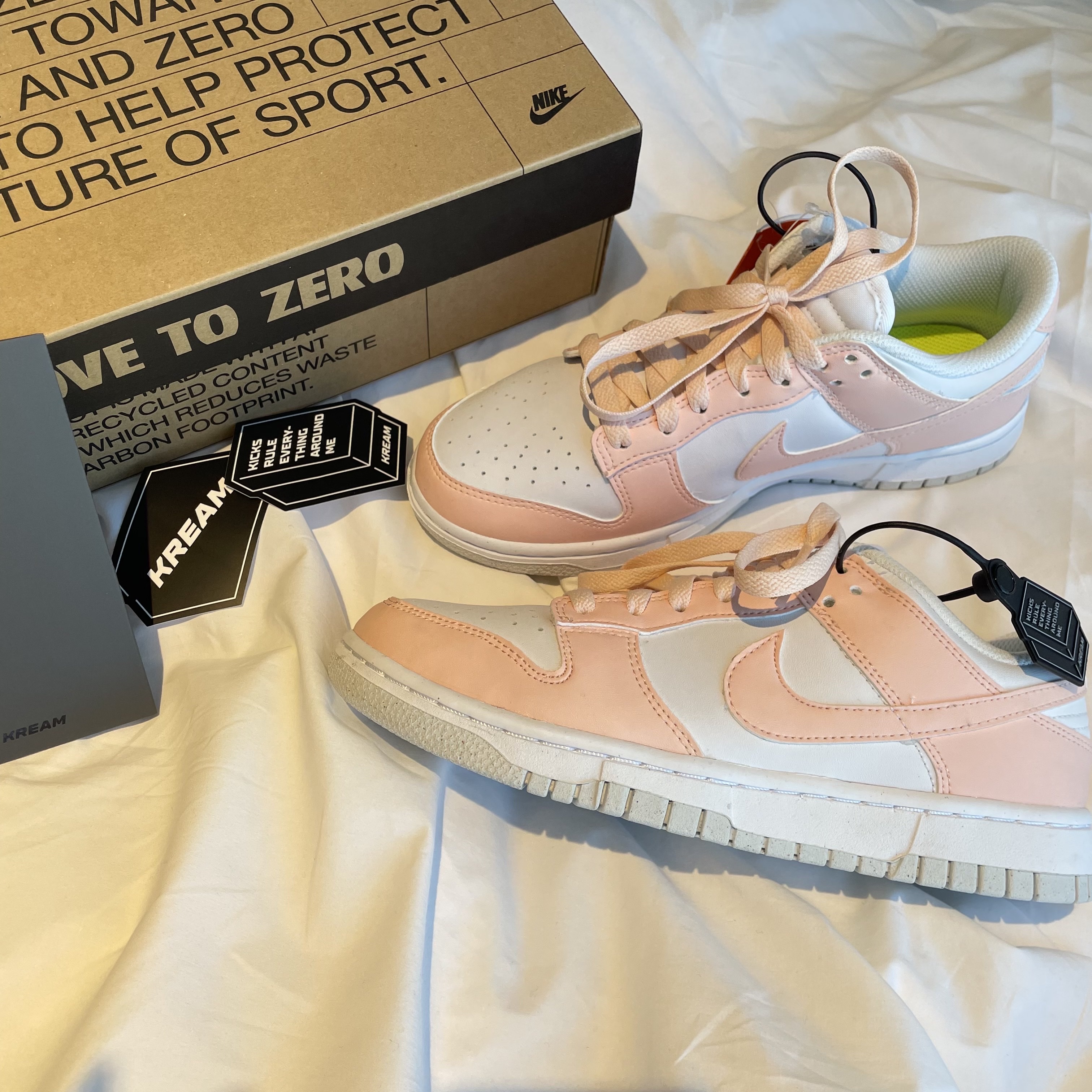 (W) Nike Dunk Low Next Nature Pale Coral 착용 스타일