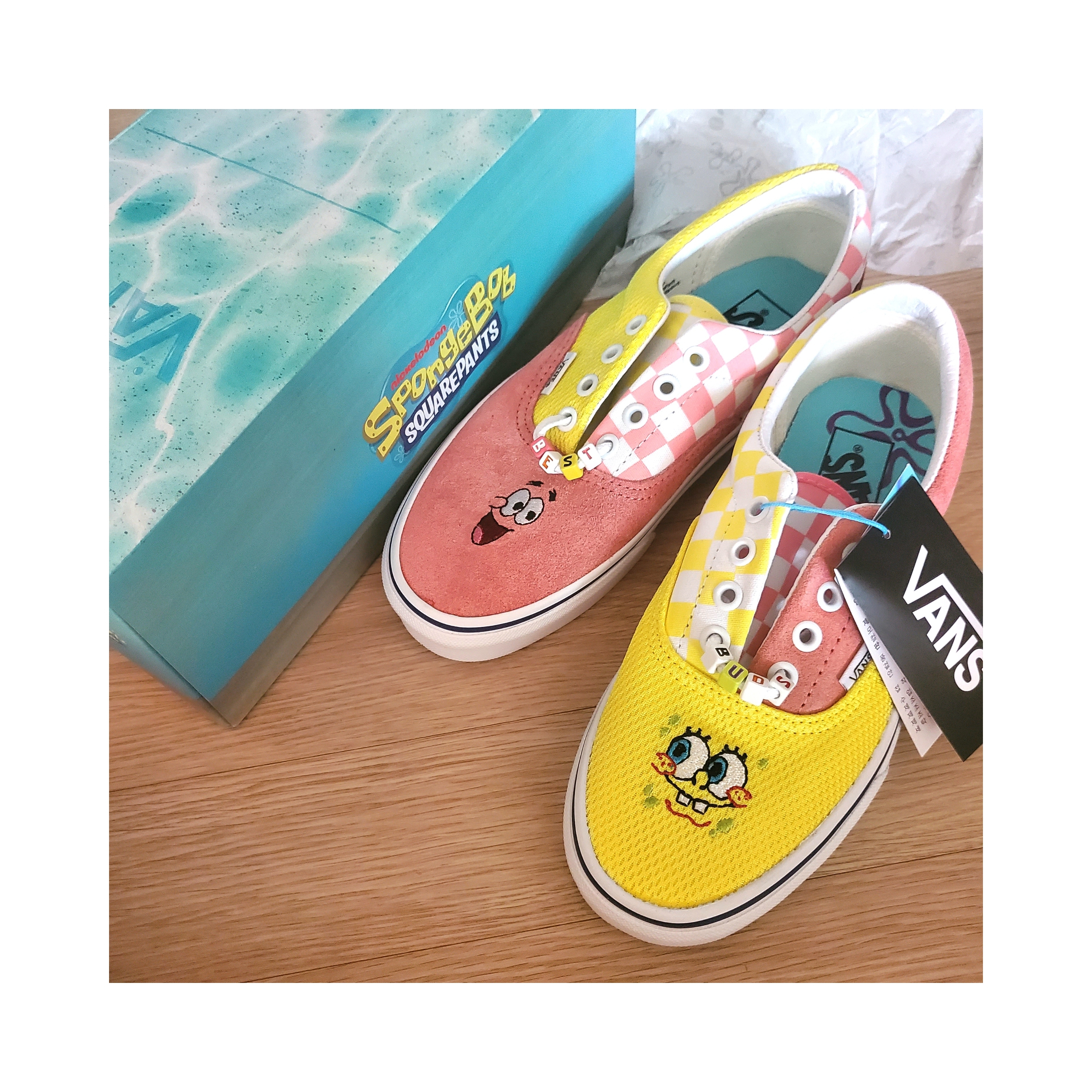 Vans x SpongeBob Era Best Friends 착용 스타일