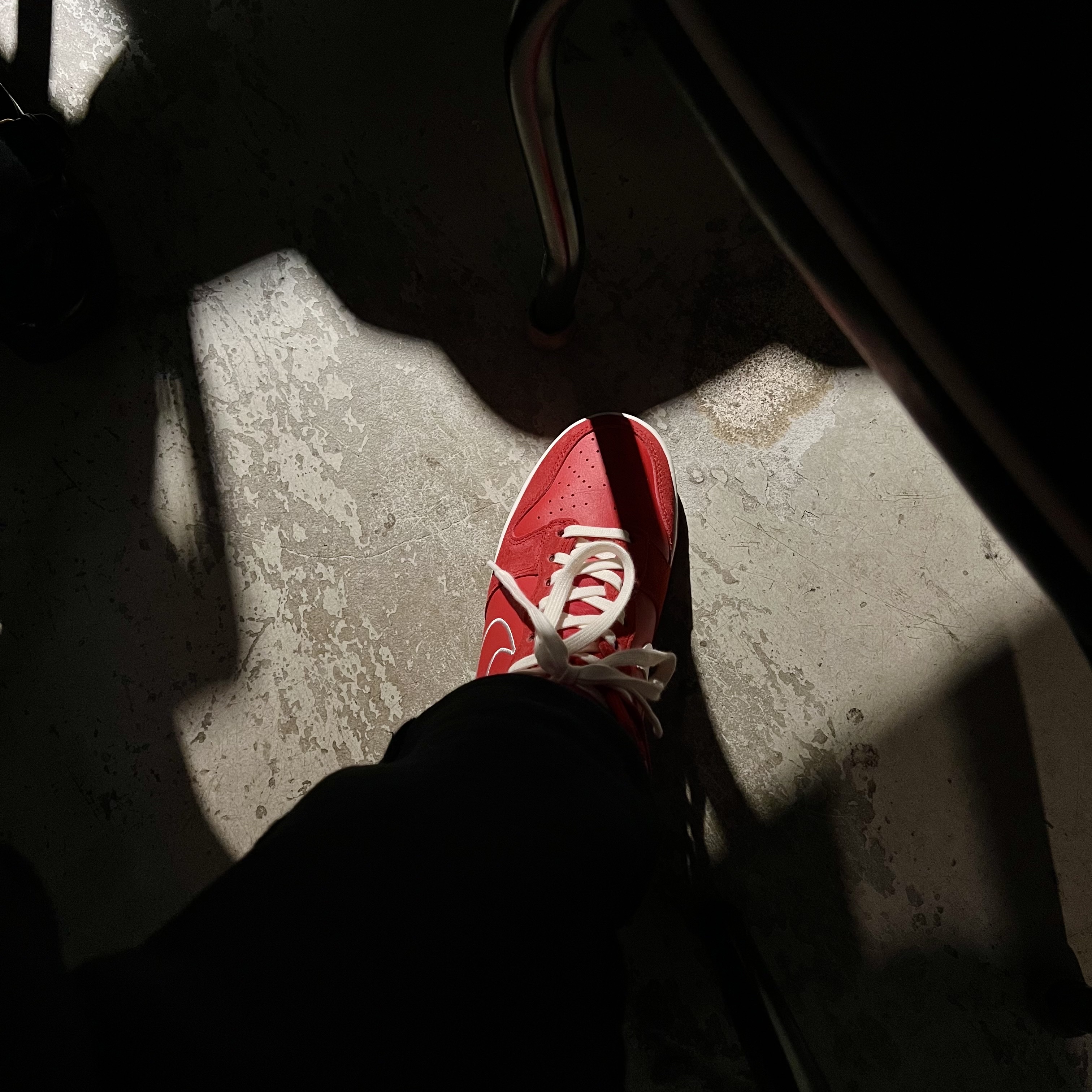 Nike Dunk High SE First Use University Red 착용 스타일