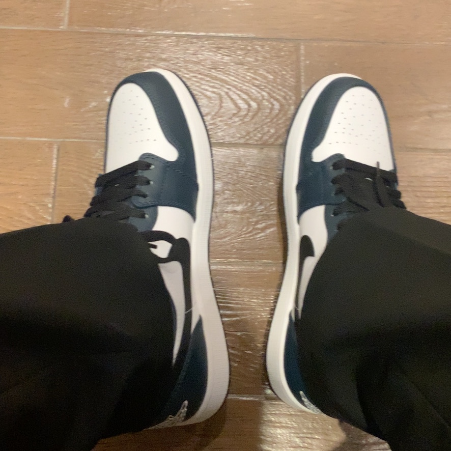 Jordan 1 Low Dark Teal 착용 스타일 - 3