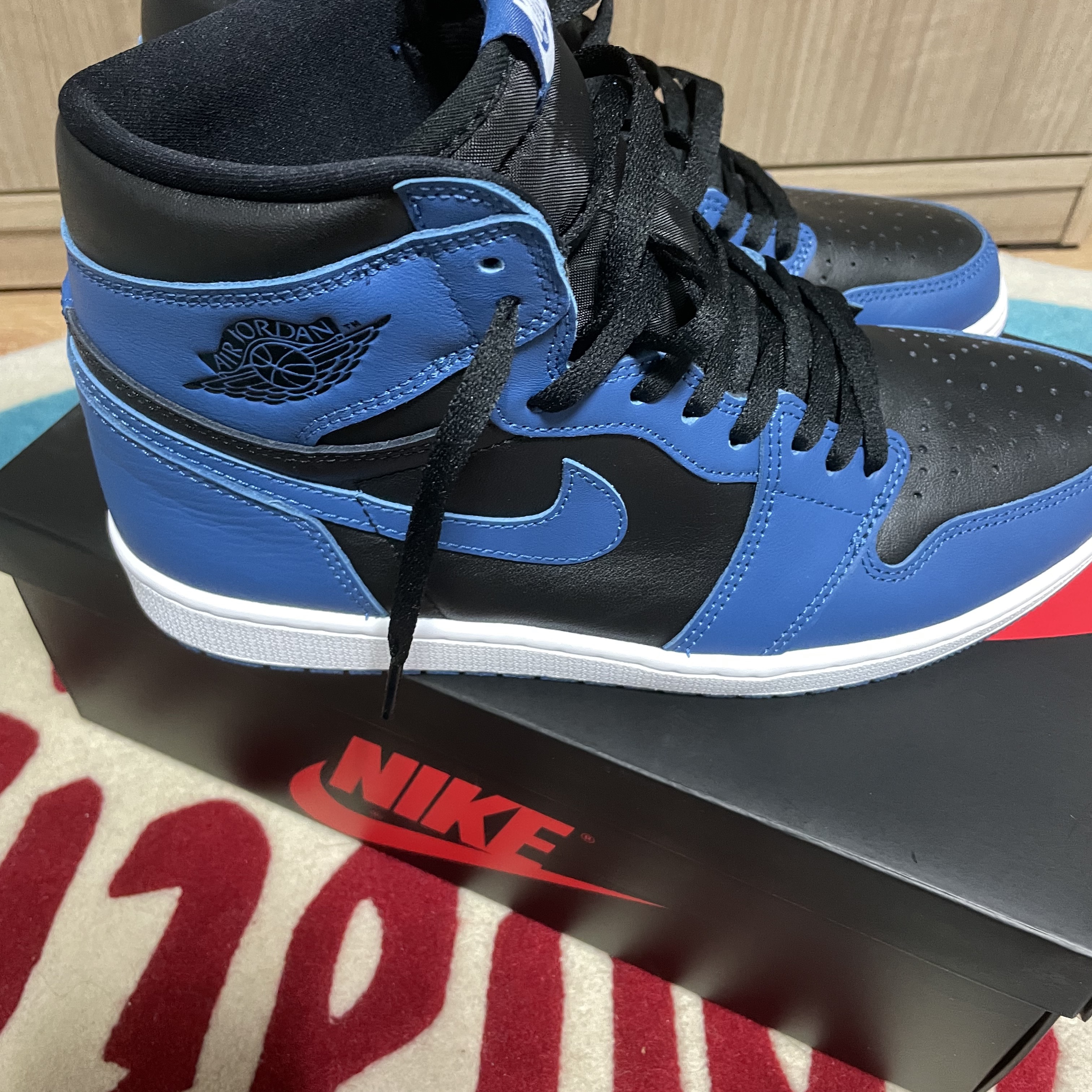 Jordan 1 Retro High OG Dark Marina Blue 착용 스타일