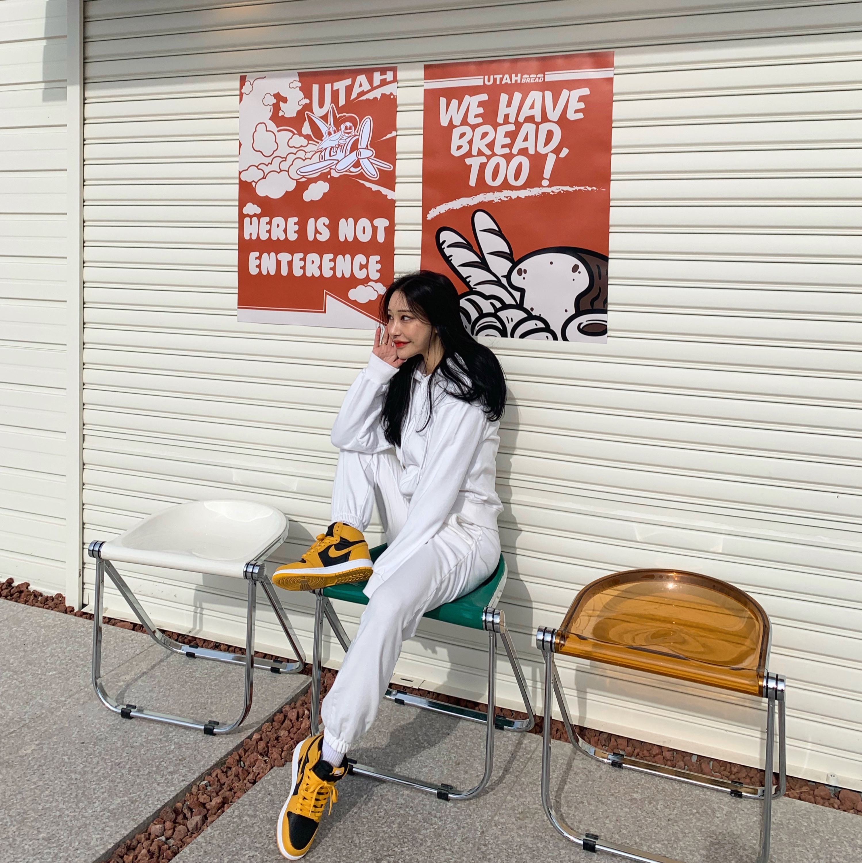 Jordan 1 Retro High OG Pollen 착용 스타일