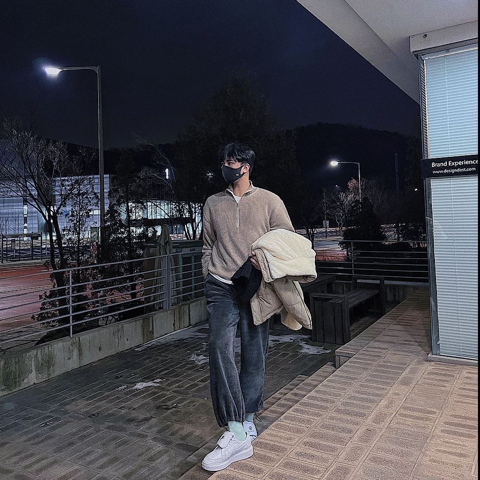 Nike x Peaceminusone Kwondo1 White 착용 스타일 - 2