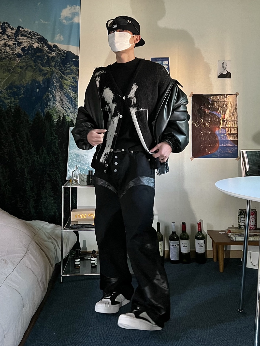 Y-3 Yohji Star White 착용 스타일 - 3