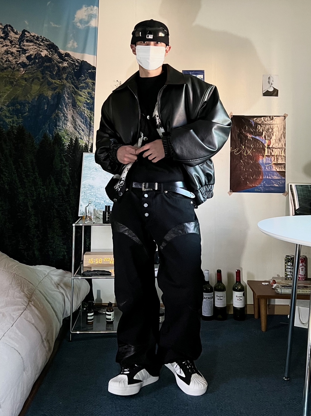 Y-3 Yohji Star White 착용 스타일 - 5