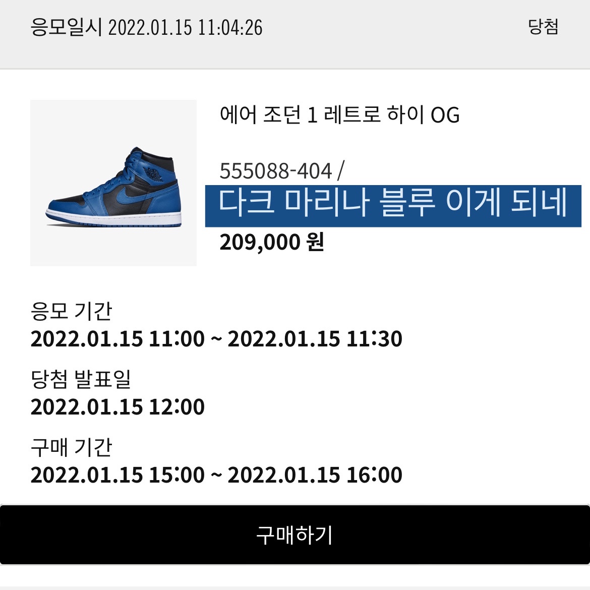 Jordan 1 Retro High OG Dark Marina Blue 착용 스타일