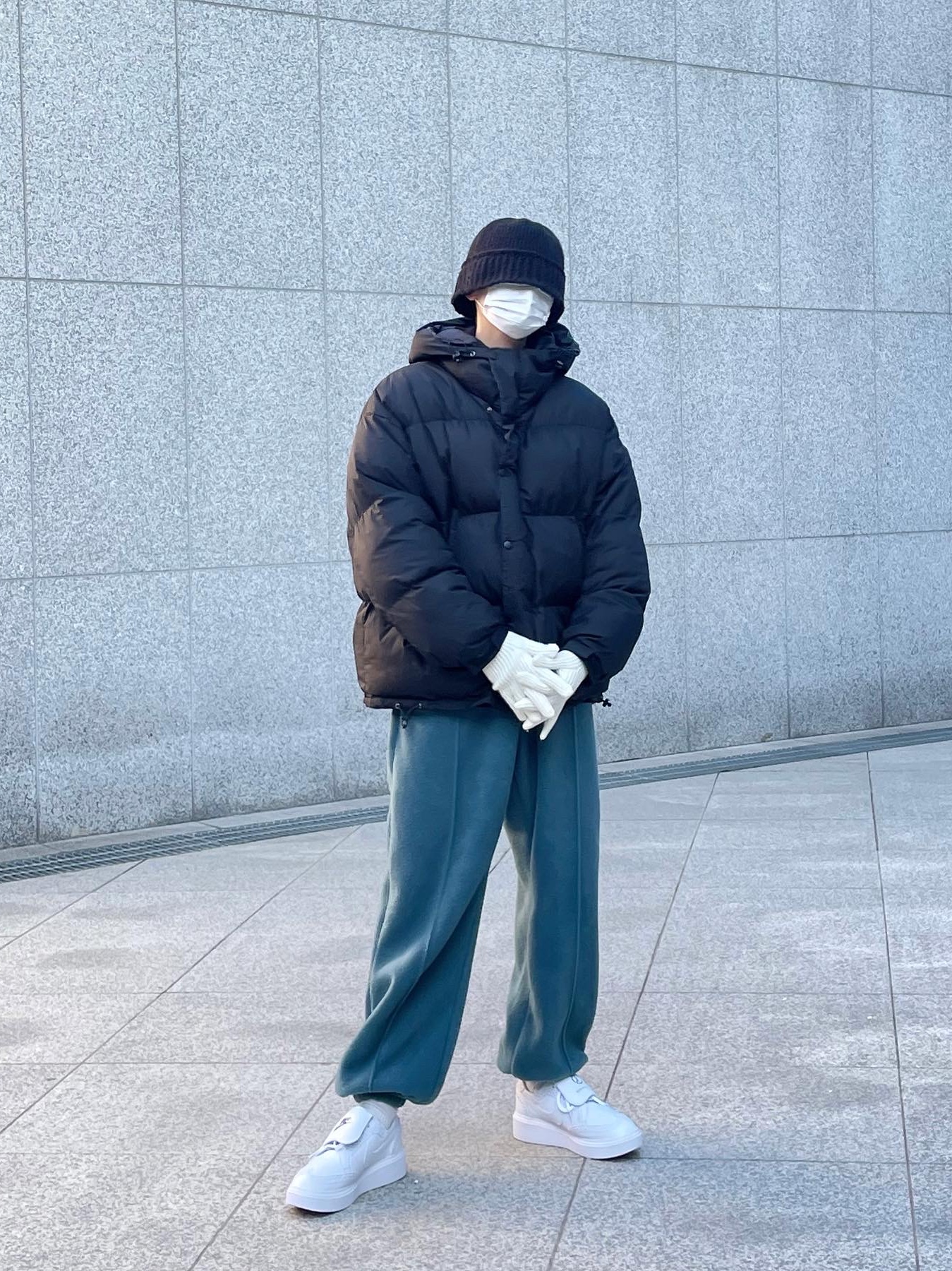 Nike x Peaceminusone Kwondo1 White 착용 스타일 - 4