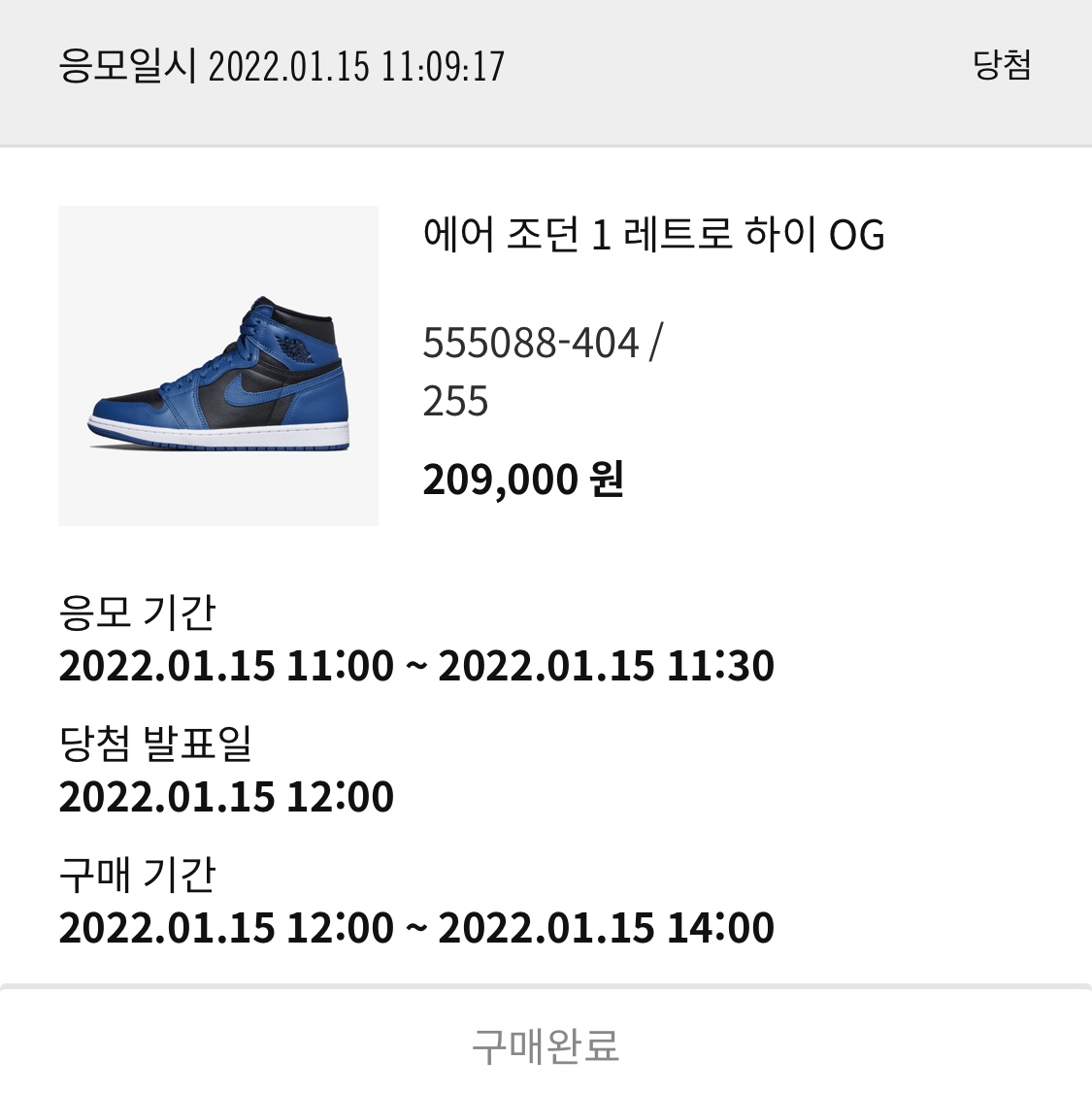 Jordan 1 Retro High OG Dark Marina Blue 착용 스타일 - 2