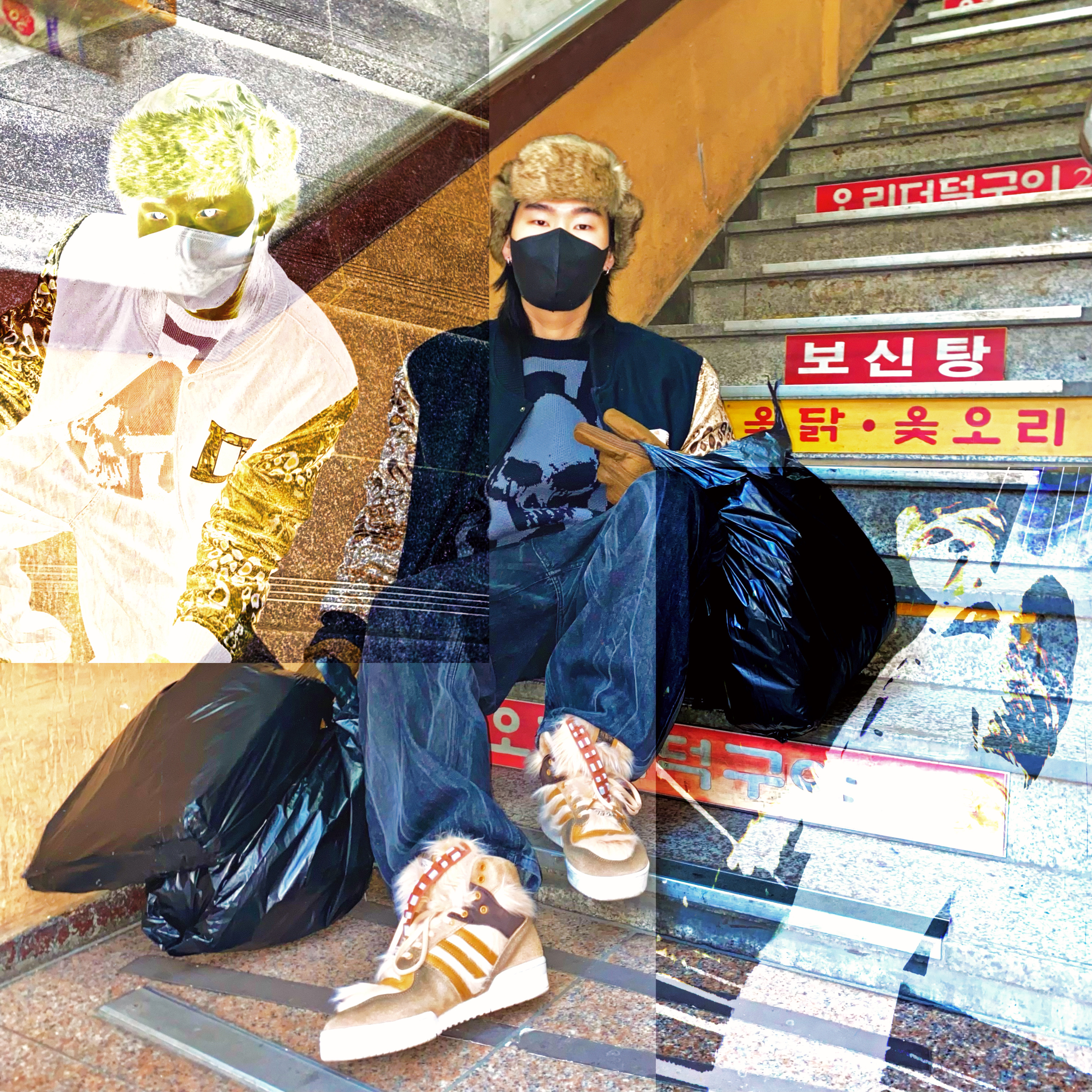 Adidas x Star Wars Rivalry Hi Chewbacca 착용 스타일