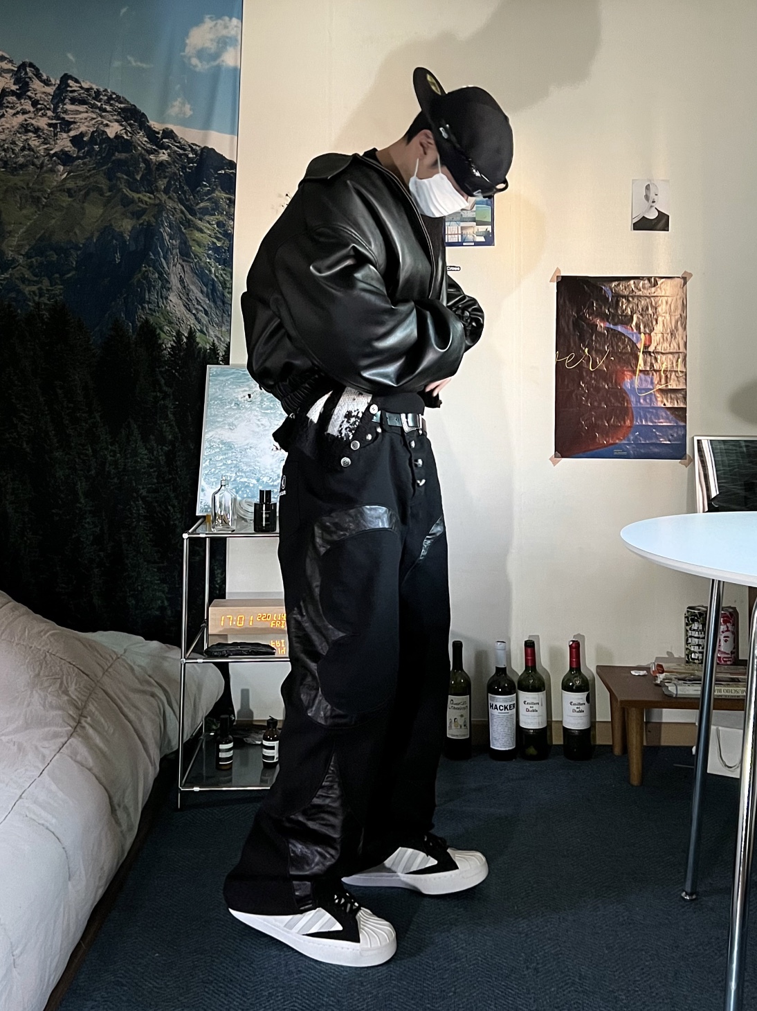 Y-3 Yohji Star White 착용 스타일 - 2