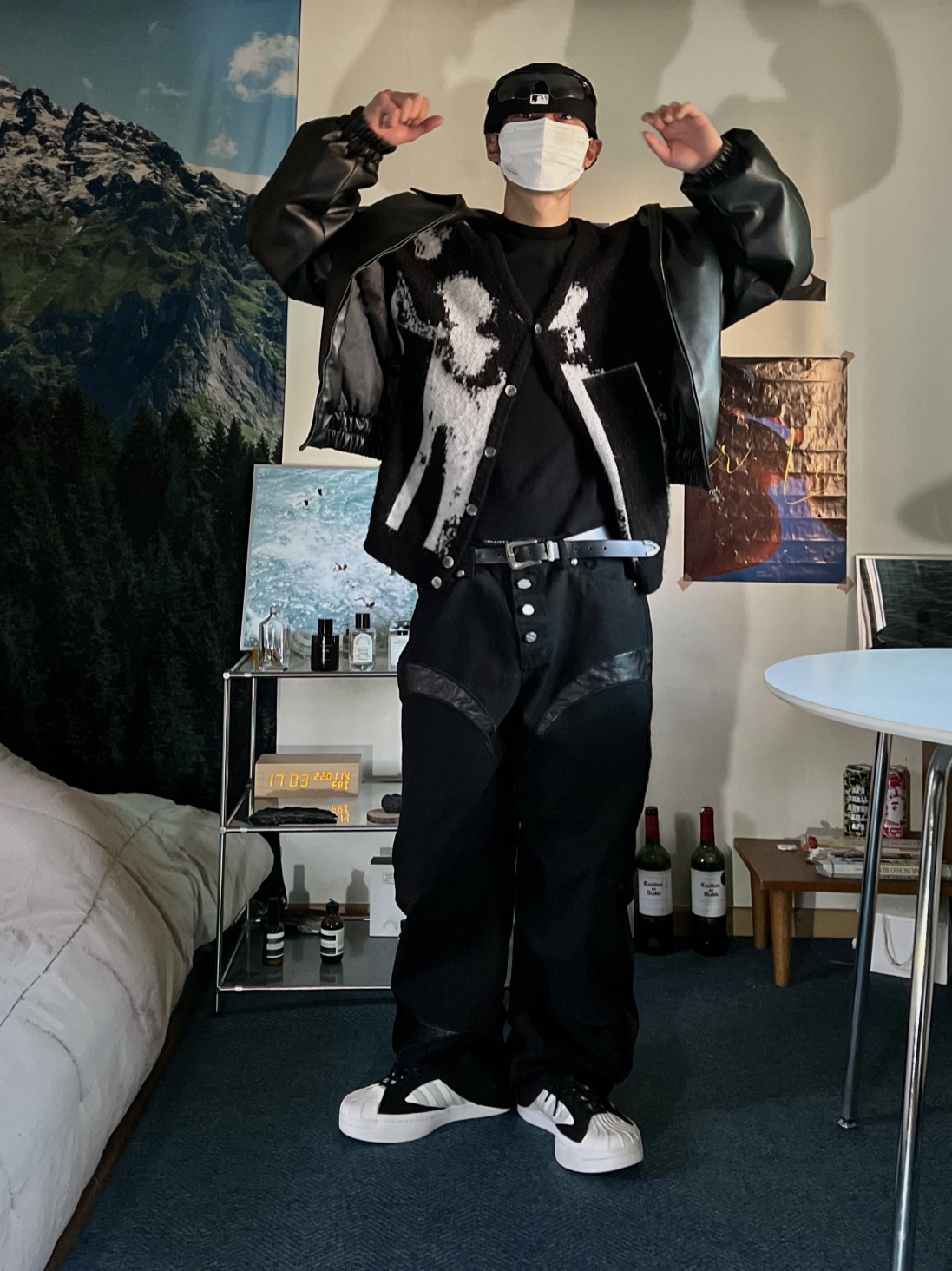 Y-3 Yohji Star White 착용 스타일 - 4