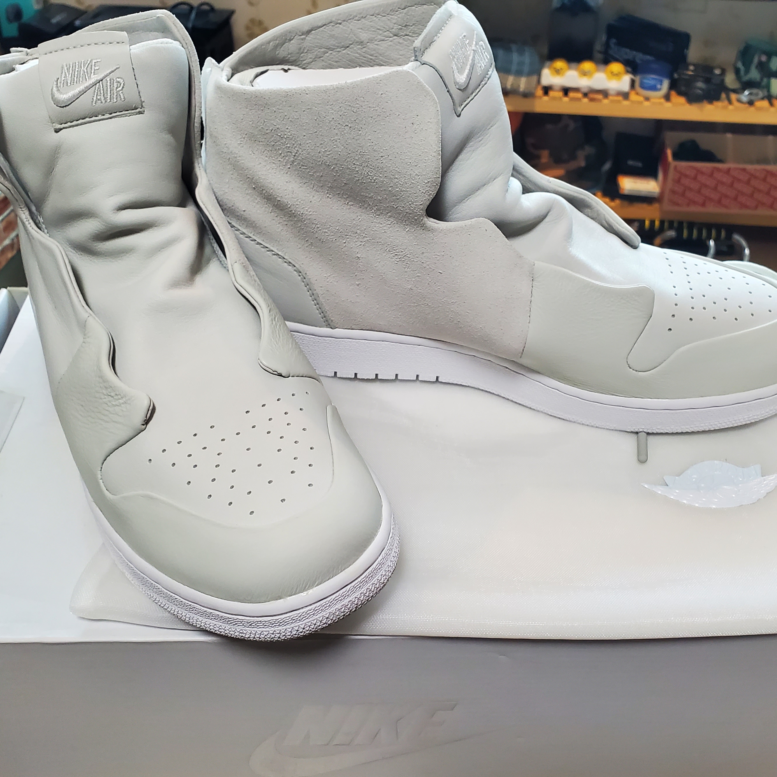 (W) Jordan 1 Sage XX Off White 착용 스타일