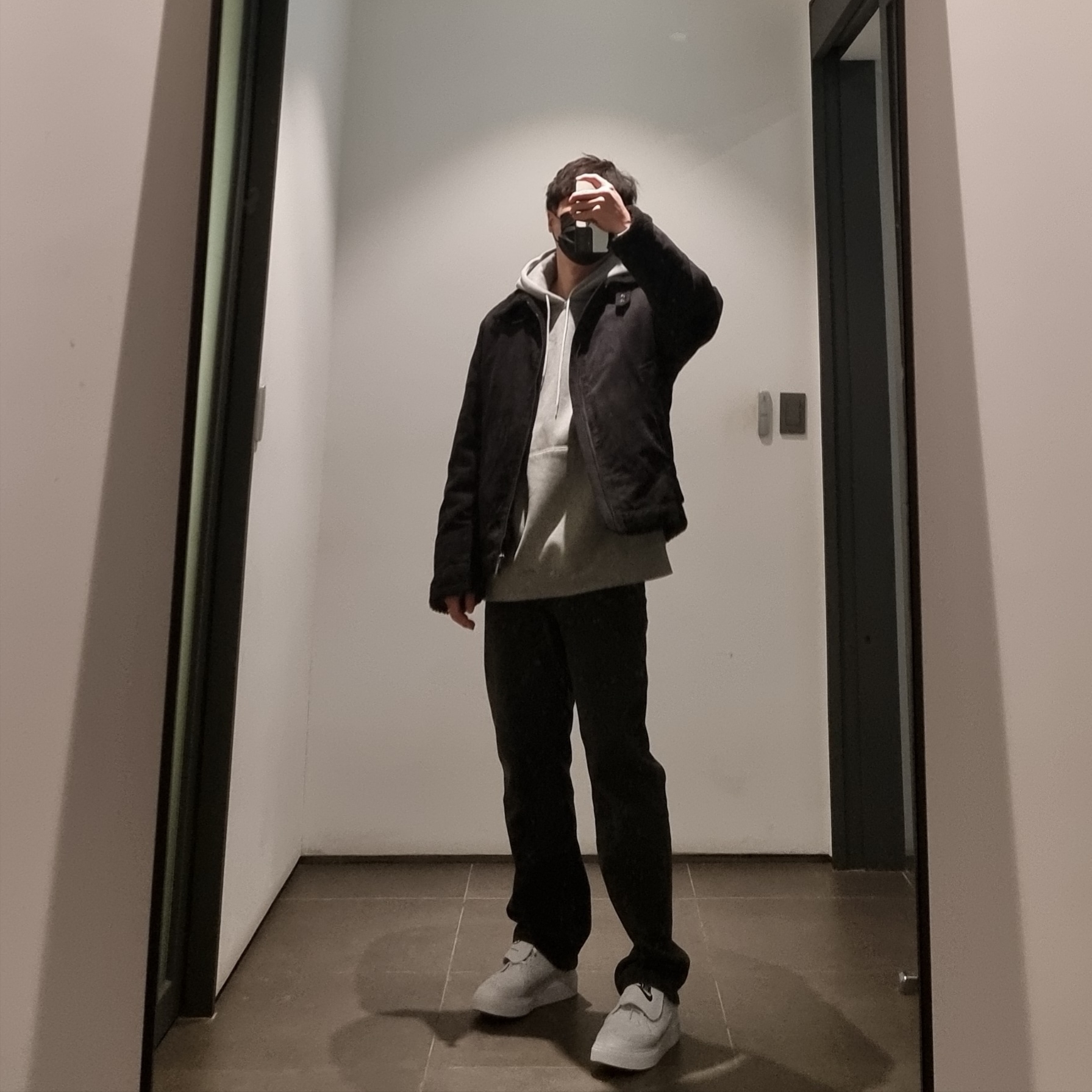 Nike x Peaceminusone Kwondo1 White 착용 스타일