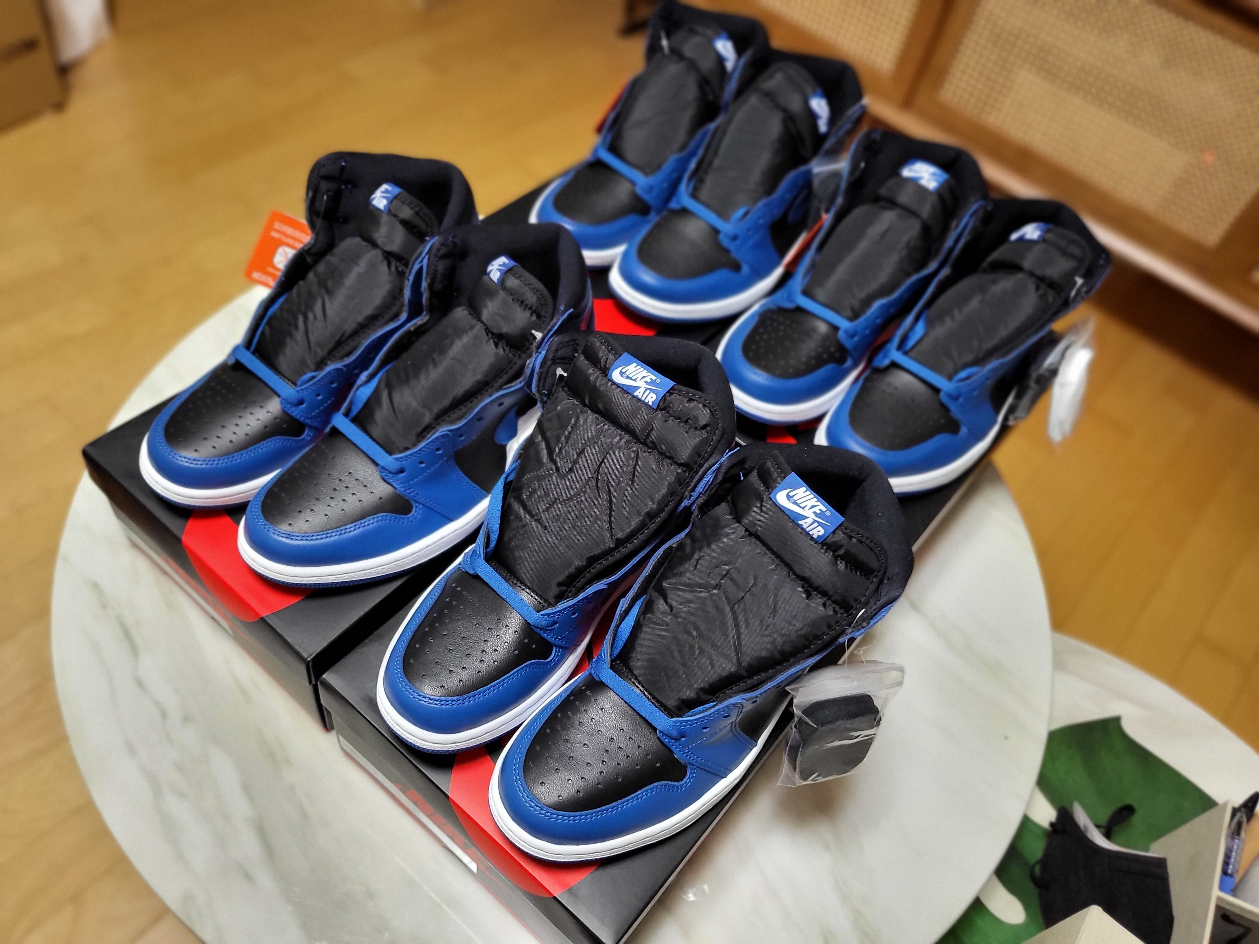 Jordan 1 Retro High OG Dark Marina Blue 착용 스타일 - 2